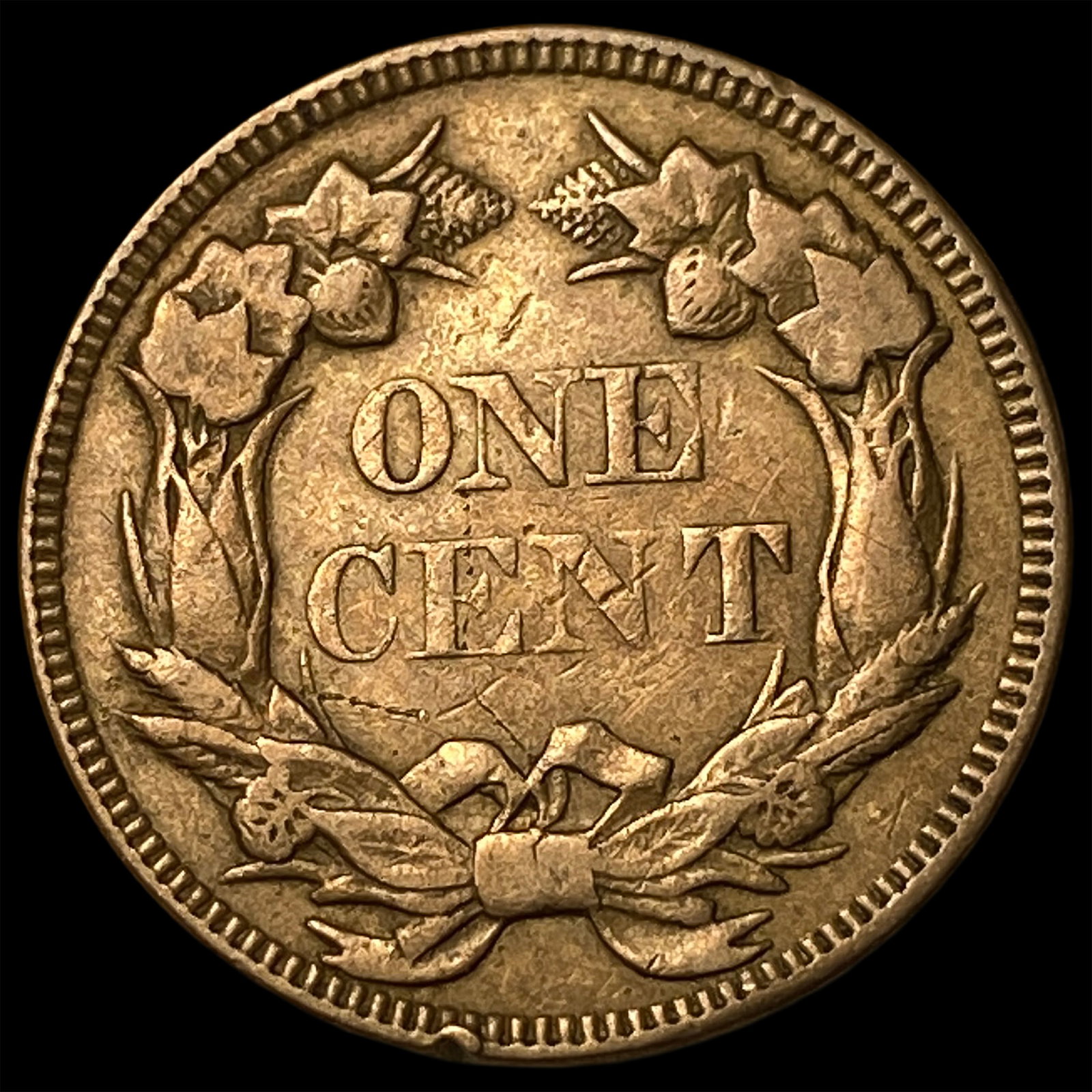 1857 Flying Eagle Cent CHOICE AU - 2