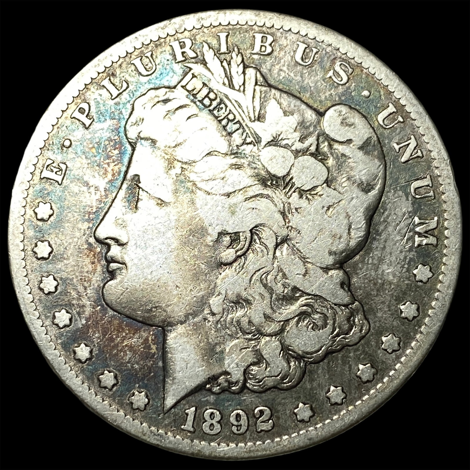 1892-CC Silver Morgan Dollar LIGHTLY CIRCULATED: 1892-CC Silver Morgan Dollar LIGHTLY CIRCULATED