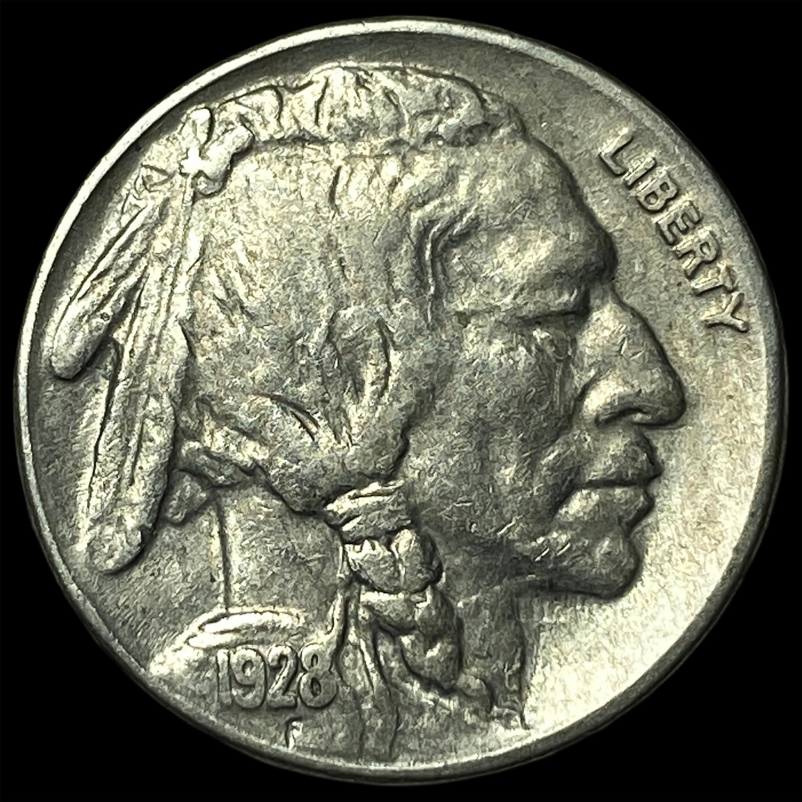 1928-S Buffalo Nickel CLOSELY UNCIRCULATED (1 of 2)