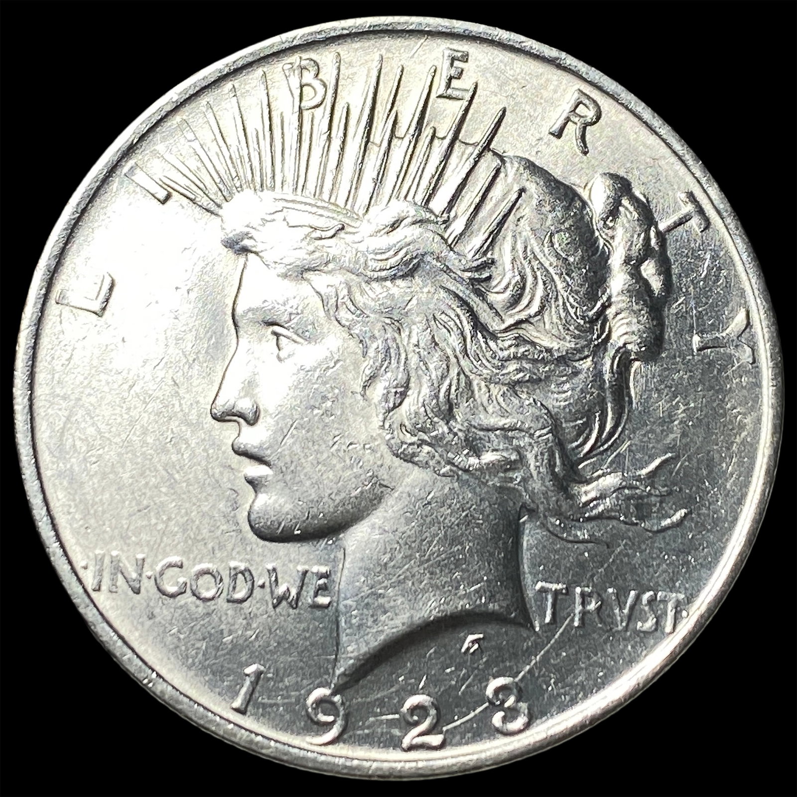 1923-D Silver Peace Dollar UNCIRCULATED: 1923-D Silver Peace Dollar UNCIRCULATED
