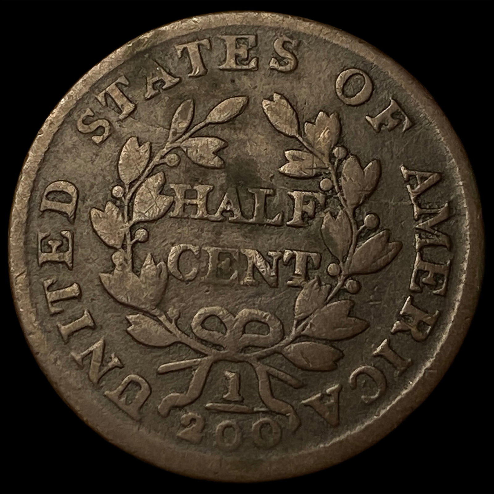 1803 Draped Bust Half Cent NICELY CIRCULATED - 2