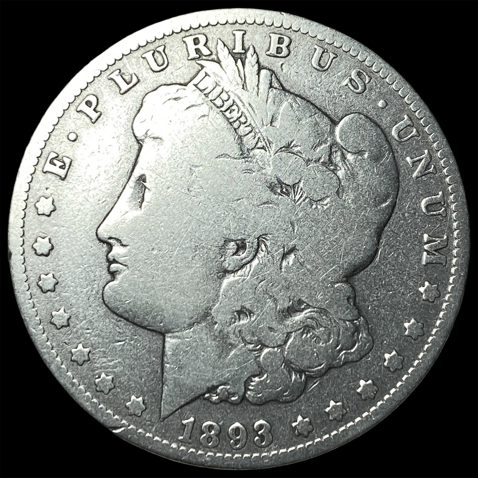 1893-O Silver Morgan Dollar LIGHTLY CIRCULATED: 1893-O Silver Morgan Dollar LIGHTLY CIRCULATED