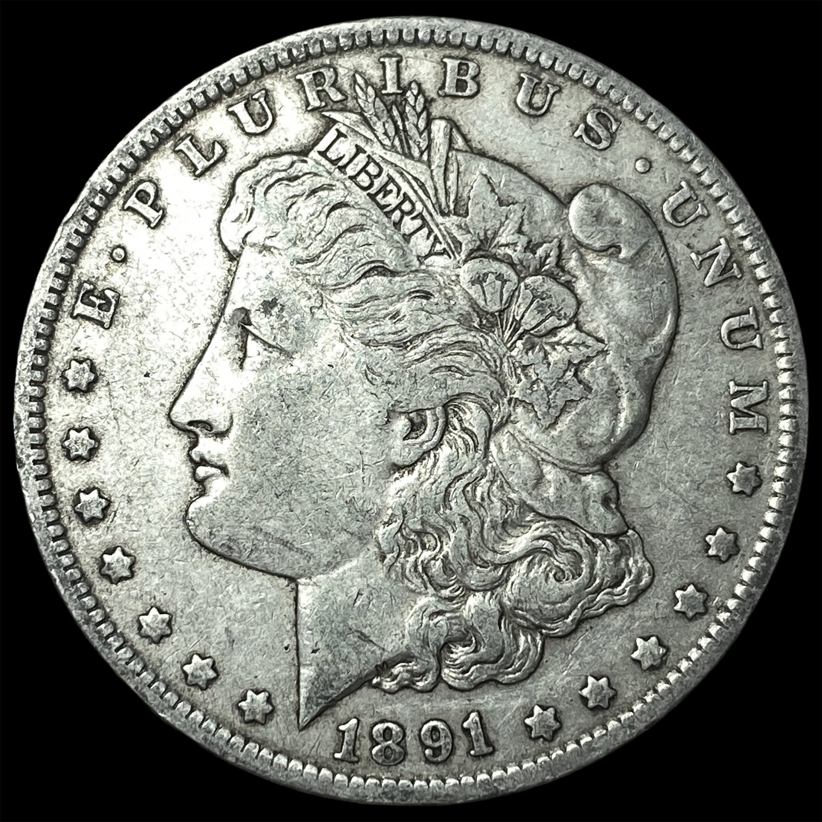 1891-O Silver Morgan Dollar CLOSELY UNCIRCULATED (1 of 2)