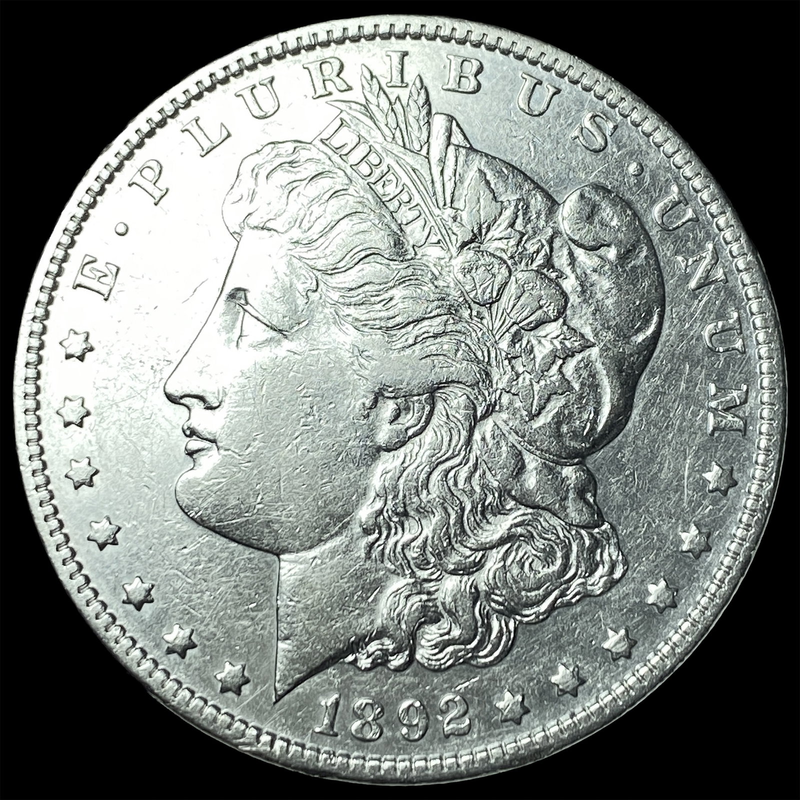 1892 Morgan Silver Dollar LIGHTLY CIRCULATED: 1892 Morgan Silver Dollar LIGHTLY CIRCULATED