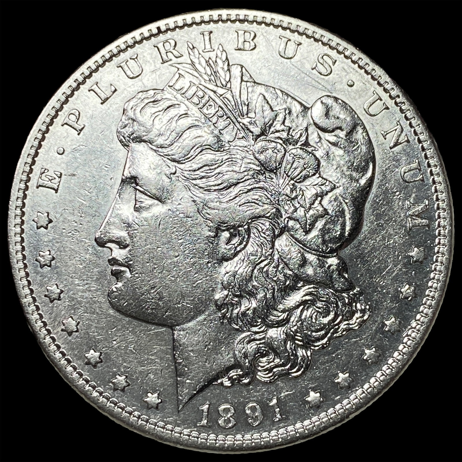 1891-S Silver Morgan Dollar UNCIRCULATED: 1891-S Silver Morgan Dollar UNCIRCULATED