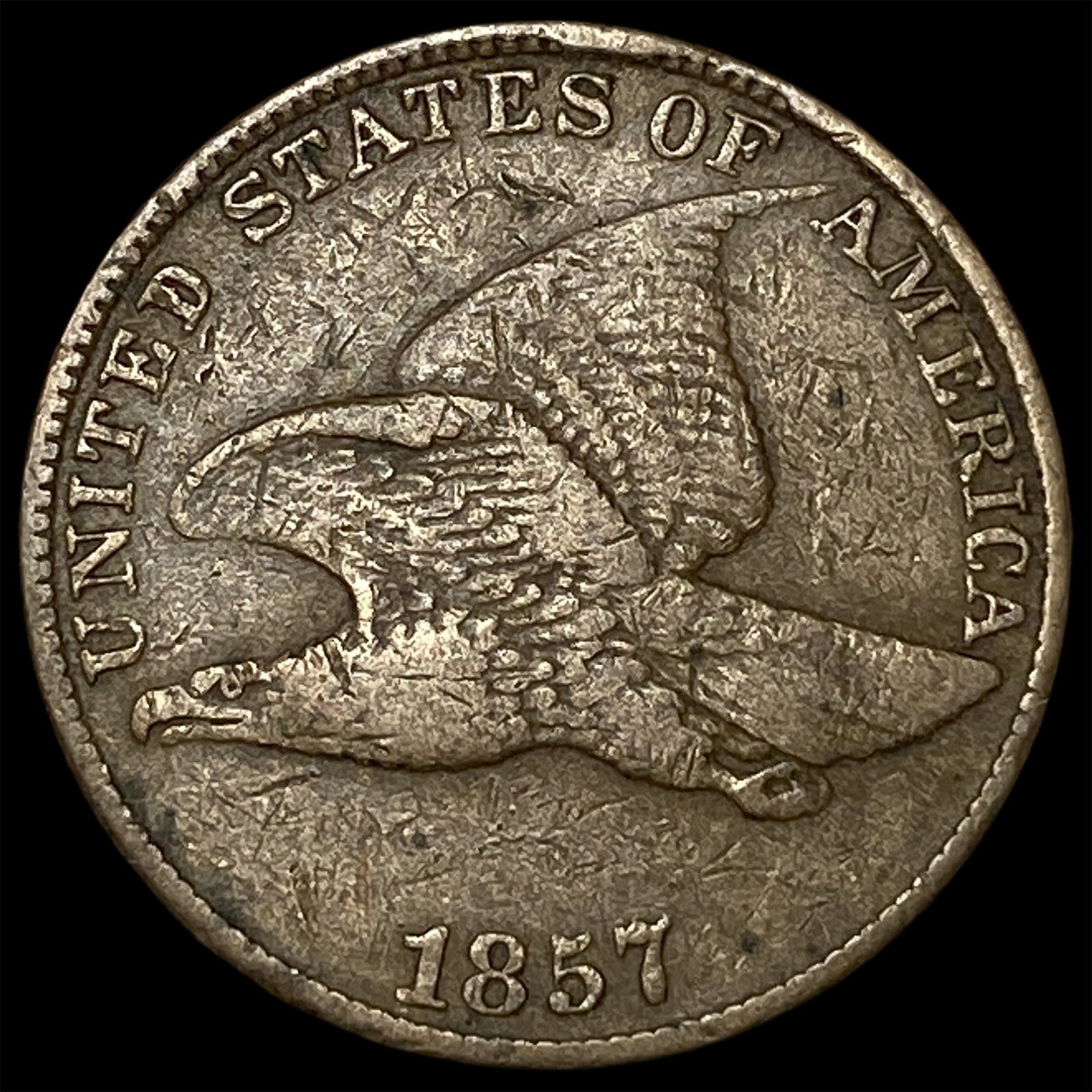 1857 Flying Eagle Cent LIGHTLY CIRCULATED (1 of 2)