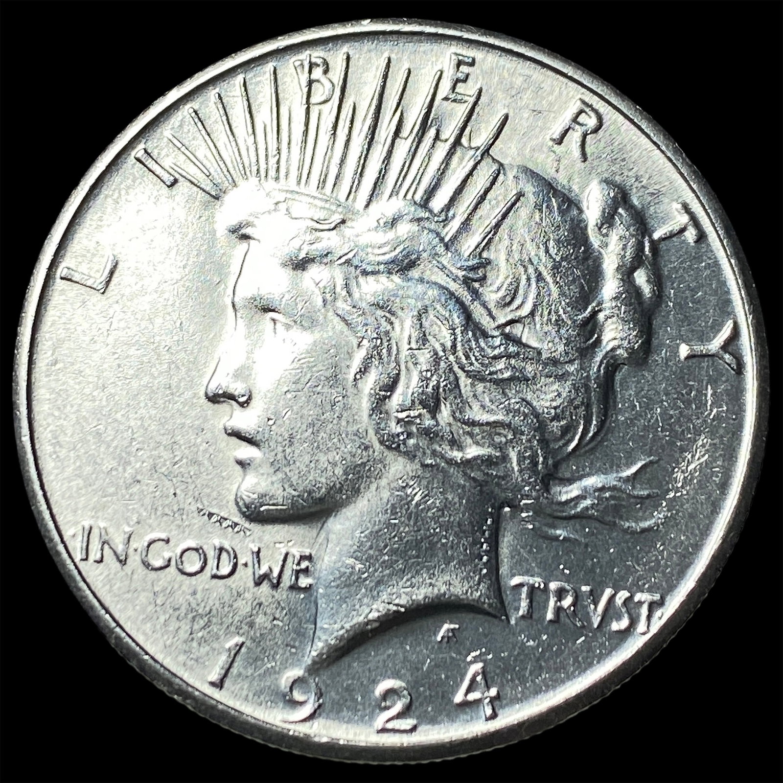 1924-S Silver Peace Dollar UNCIRCULATED: 1924-S Silver Peace Dollar UNCIRCULATED