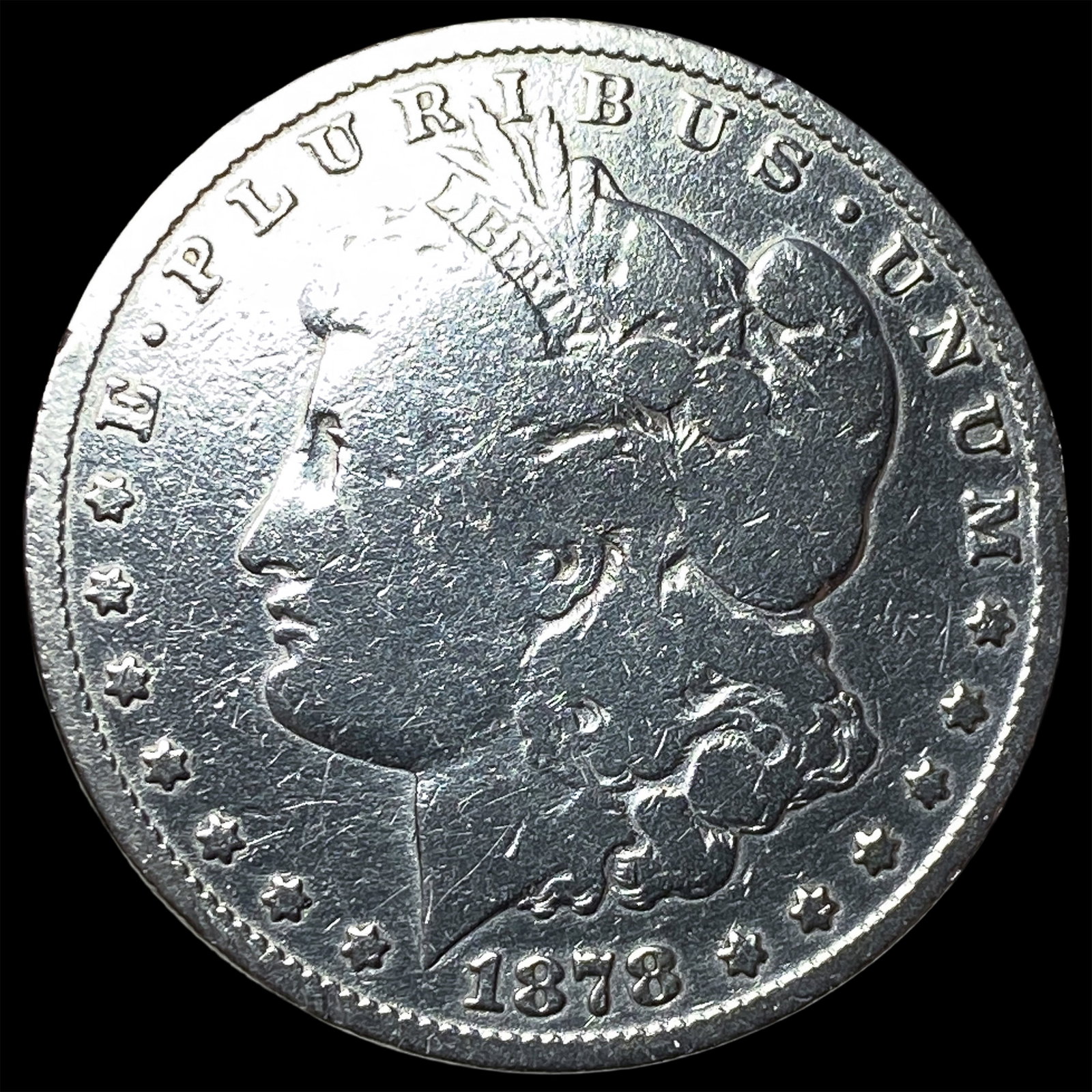 1878-S Morgan Silver Dollar NICELY CIRCULATED: 1878-S Morgan Silver Dollar NICELY CIRCULATED