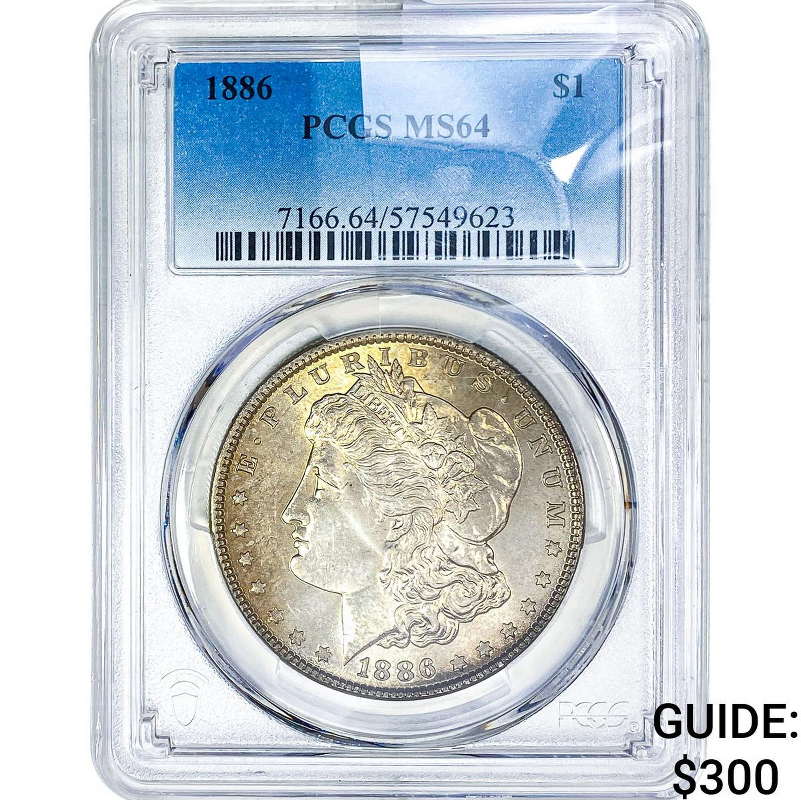 1886 Morgan Silver Dollar PCGS MS64: 1886 Morgan Silver Dollar PCGS MS64