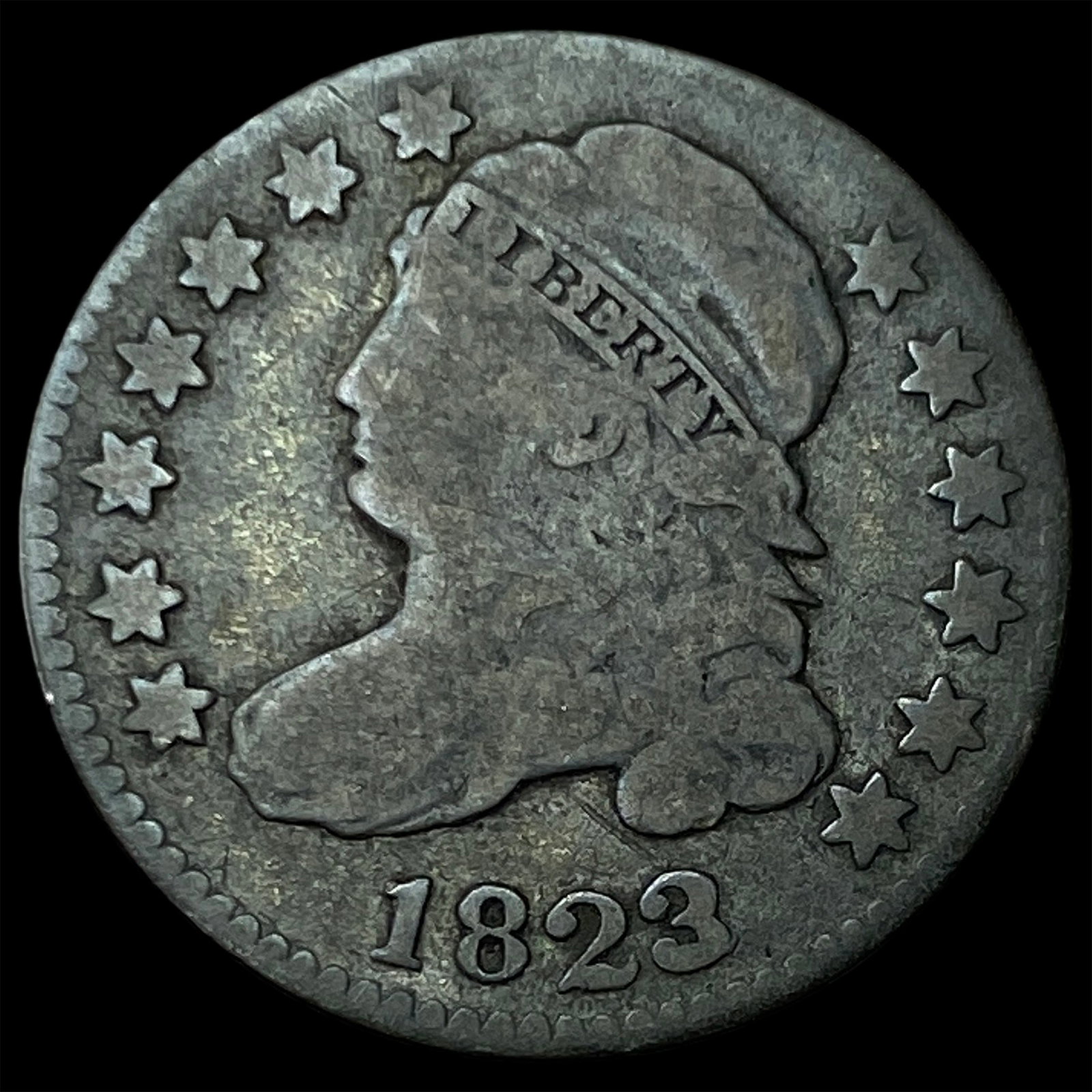 1823 Capped Bust Dime LIGHTLY CIRCULATED (1 of 2)