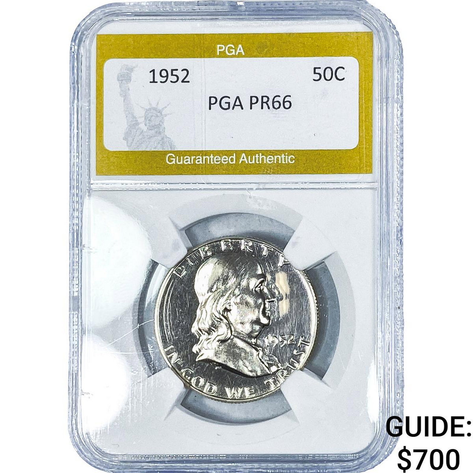 1952 Franklin Half Dollar PGA PR66 (1 of 2)