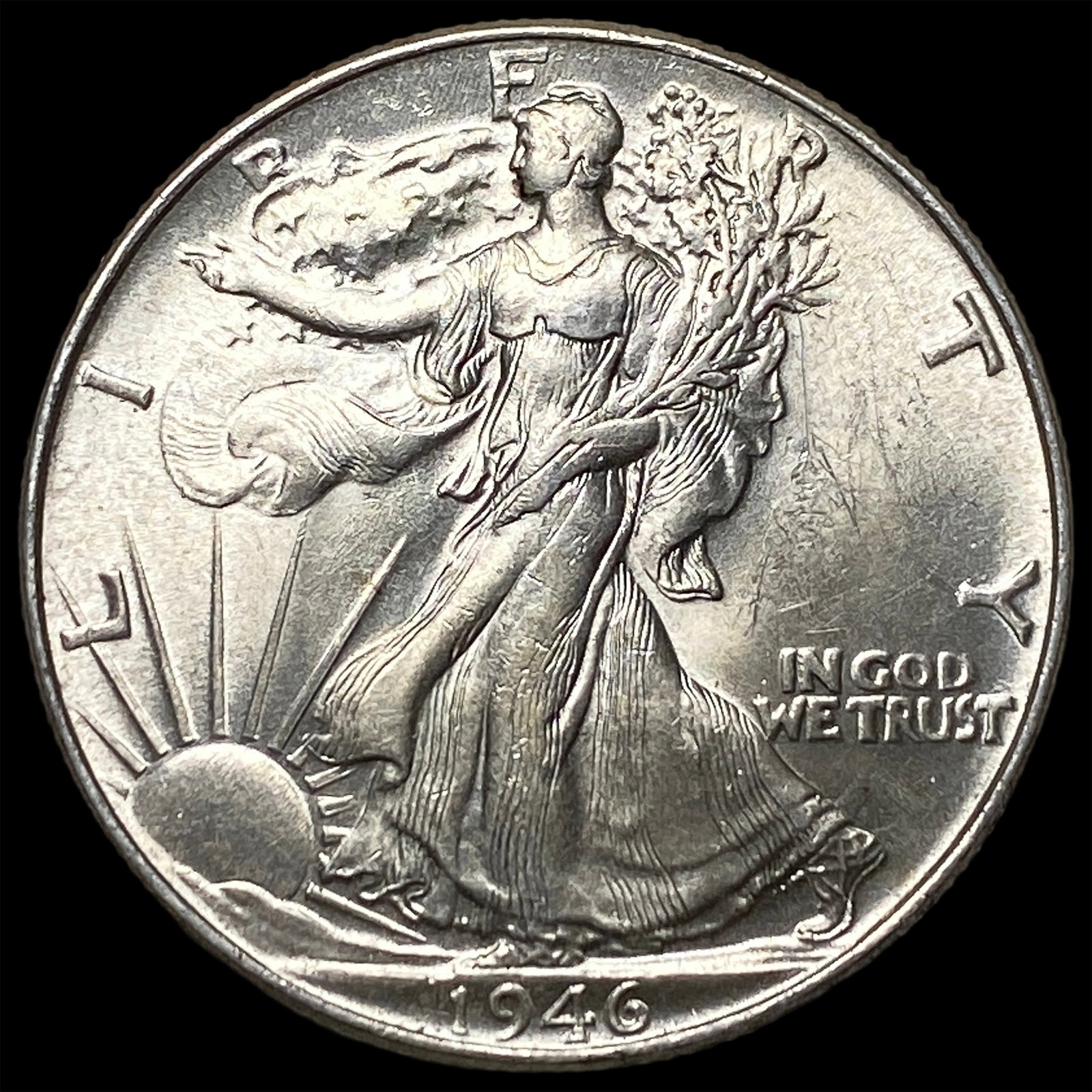 1946 Silver Walking Liberty Half Dollar UNCIRCULATED (1 of 2)