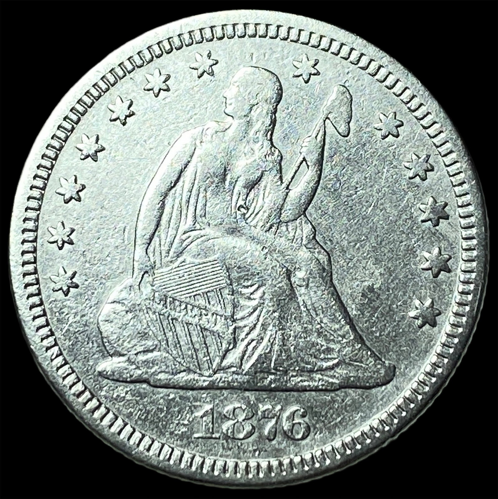 1876 Seated Liberty Quarter HIGH GRADE: 1876 Seated Liberty Quarter HIGH GRADE