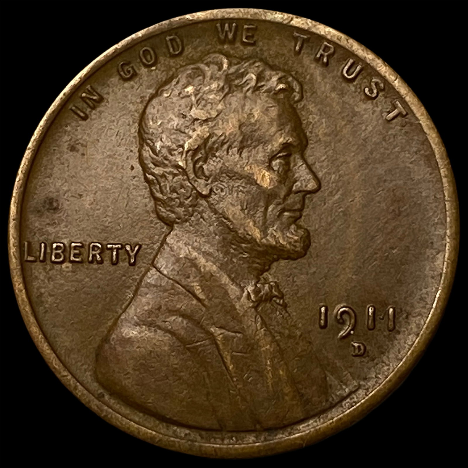 1911-D Lincoln Wheat Cent CLOSELY UNCIRCULATED: 1911-D Lincoln Wheat Cent CLOSELY UNCIRCULATED