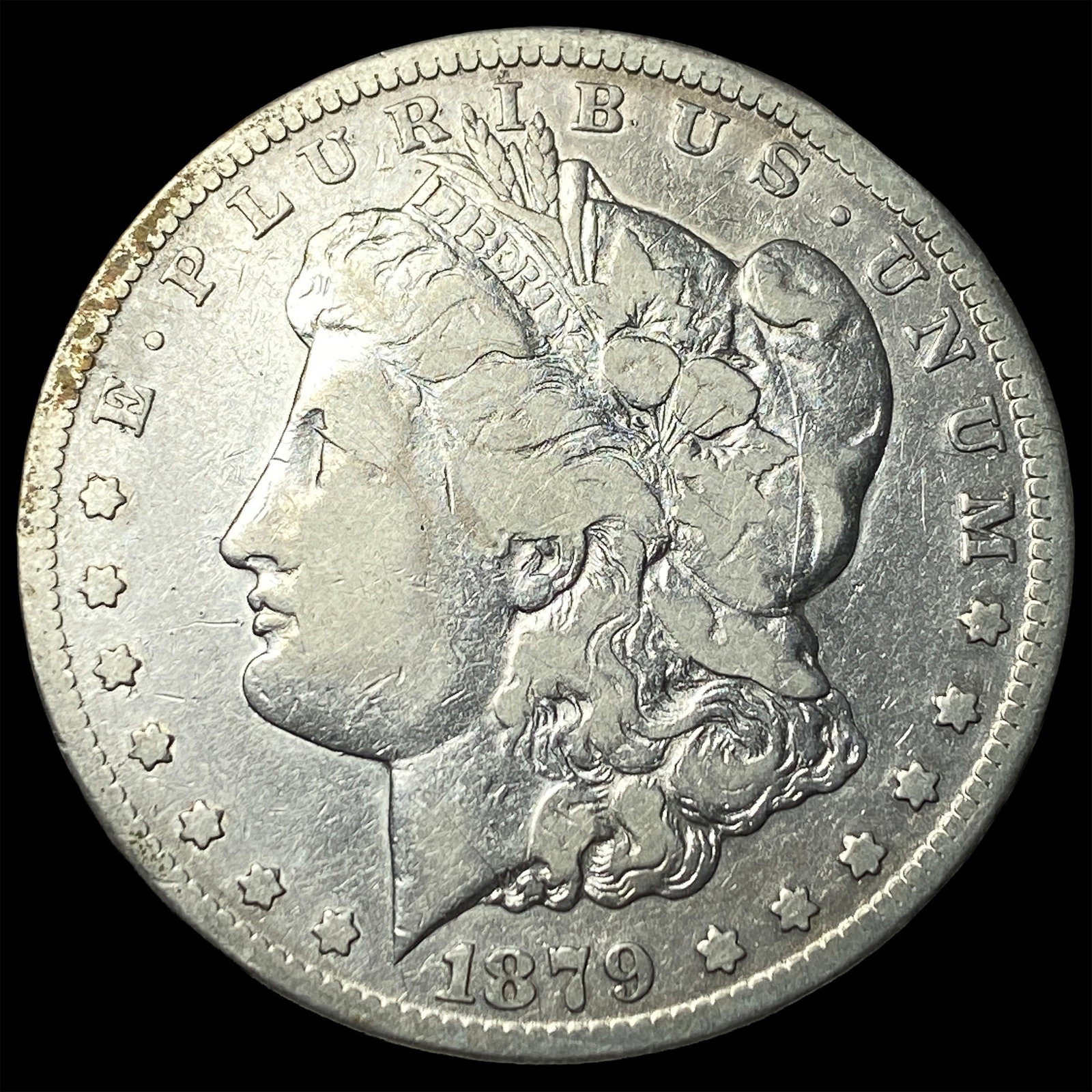 1879-CC Morgan Silver Dollar LIGHTLY CIRCULATED: 1879-CC Morgan Silver Dollar LIGHTLY CIRCULATED