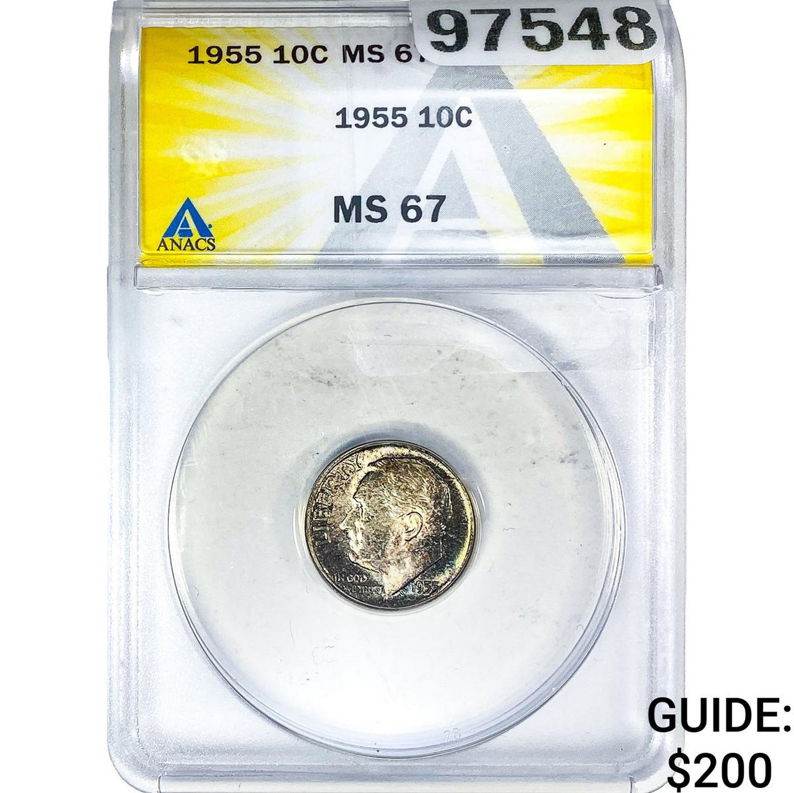 1955 Roosevelt Dime ANACS MS67 (1 of 2)