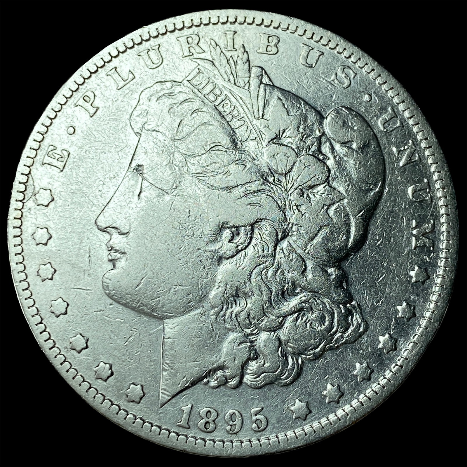 1895-O Silver Morgan Dollar NEARLY UNCIRCULATED: 1895-O Silver Morgan Dollar NEARLY UNCIRCULATED