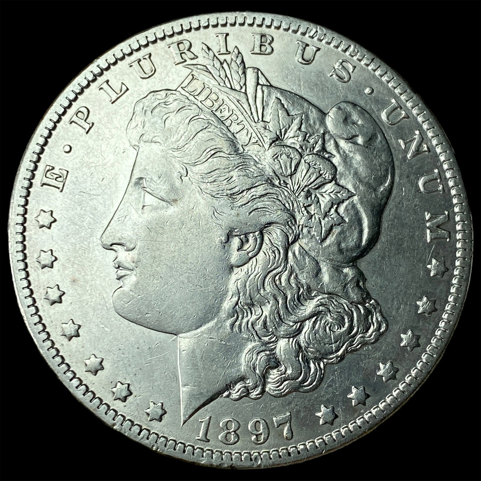 1897-O Morgan Silver Dollar CLOSELY UNCIRCULATED: 1897-O Morgan Silver Dollar CLOSELY UNCIRCULATED