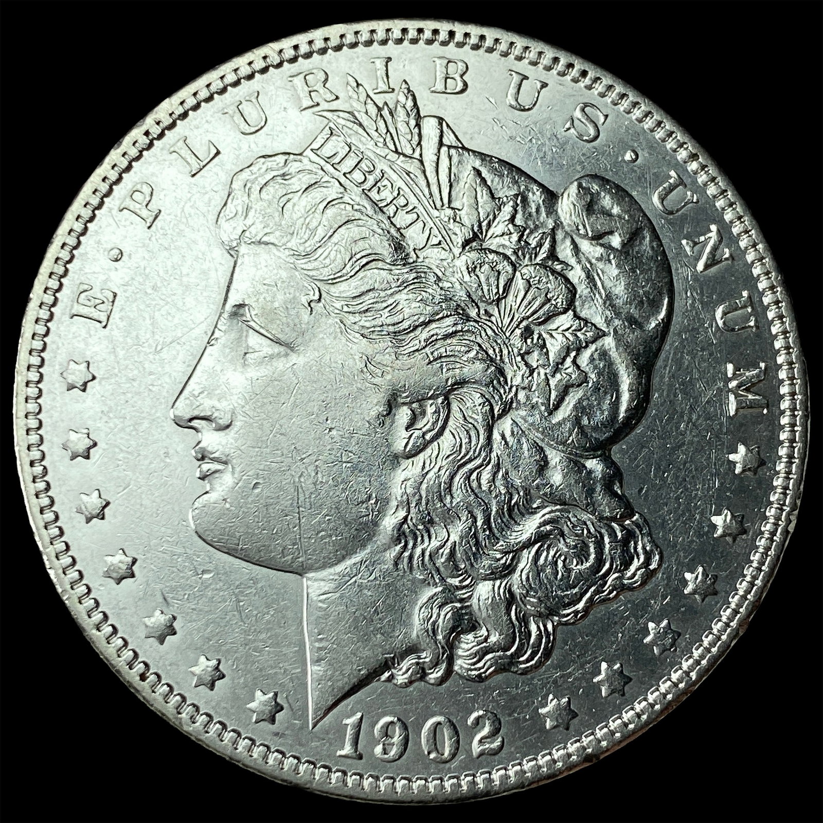 1902 Morgan Silver Dollar CLOSELY UNCIRCULATED: 1902 Morgan Silver Dollar CLOSELY UNCIRCULATED