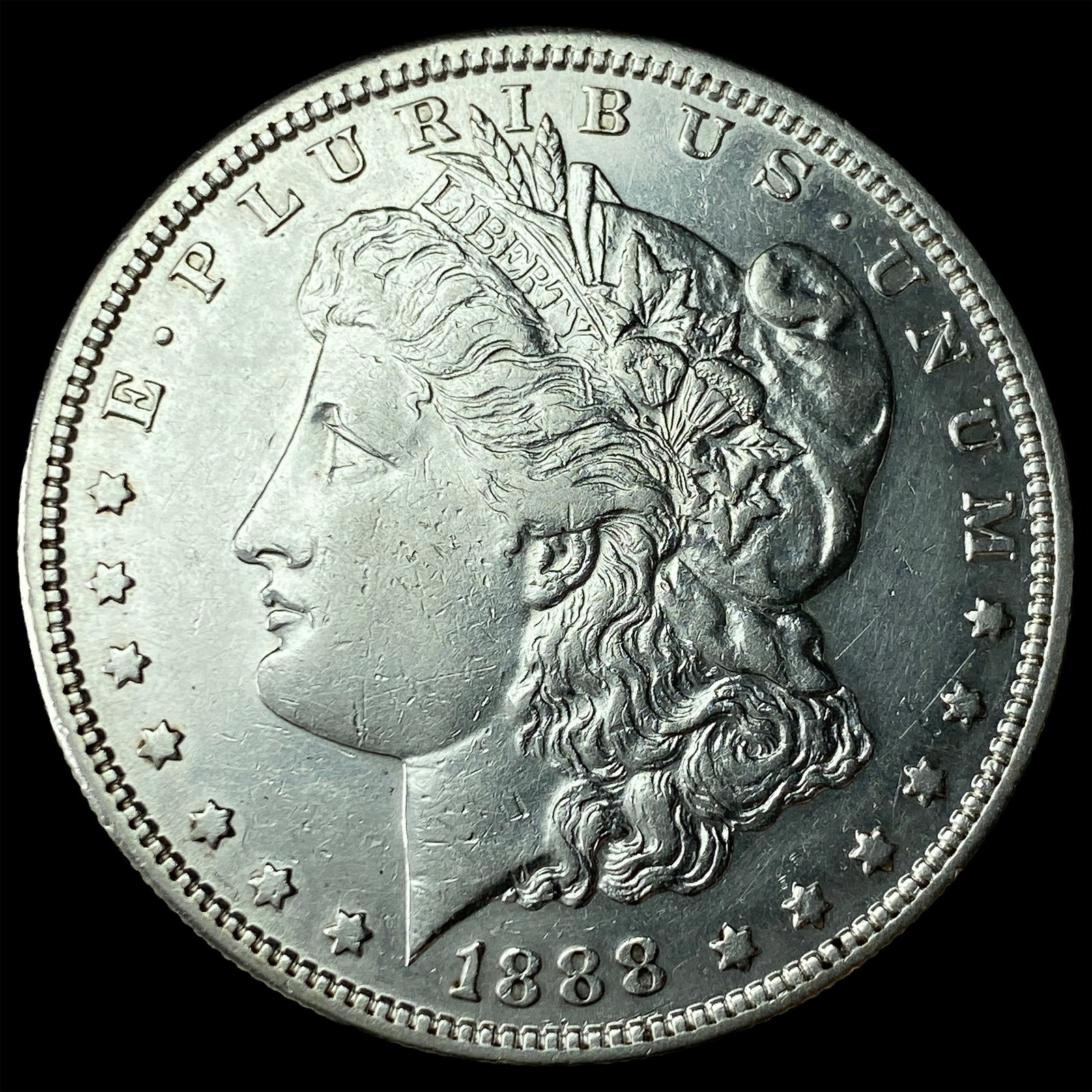 1888-S Silver Morgan Dollar CLOSELY UNCIRCULATED: 1888-S Silver Morgan Dollar CLOSELY UNCIRCULATED