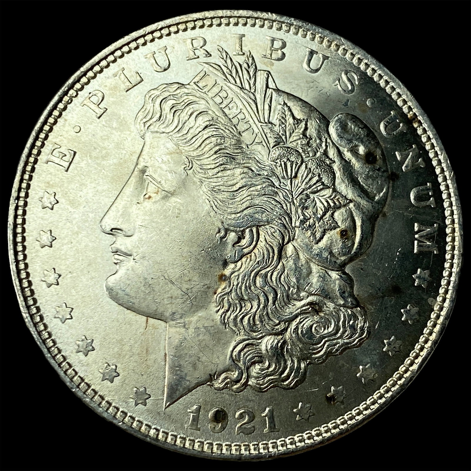1921 Silver Morgan Dollar CHOICE BU: 1921 Silver Morgan Dollar CHOICE BU