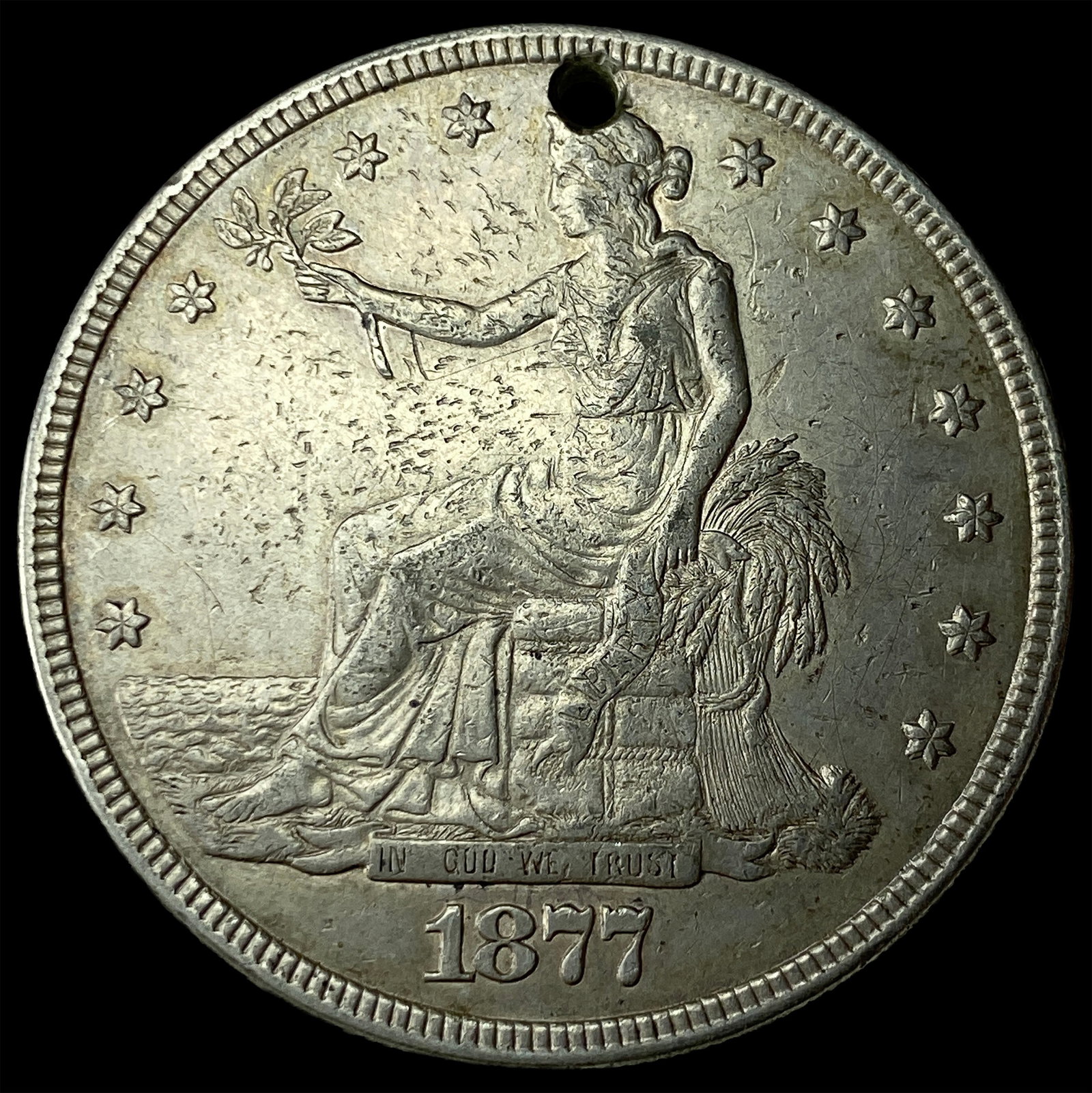 1877 Silver Trade Dollar HIGH GRADE: 1877 Silver Trade Dollar HIGH GRADE