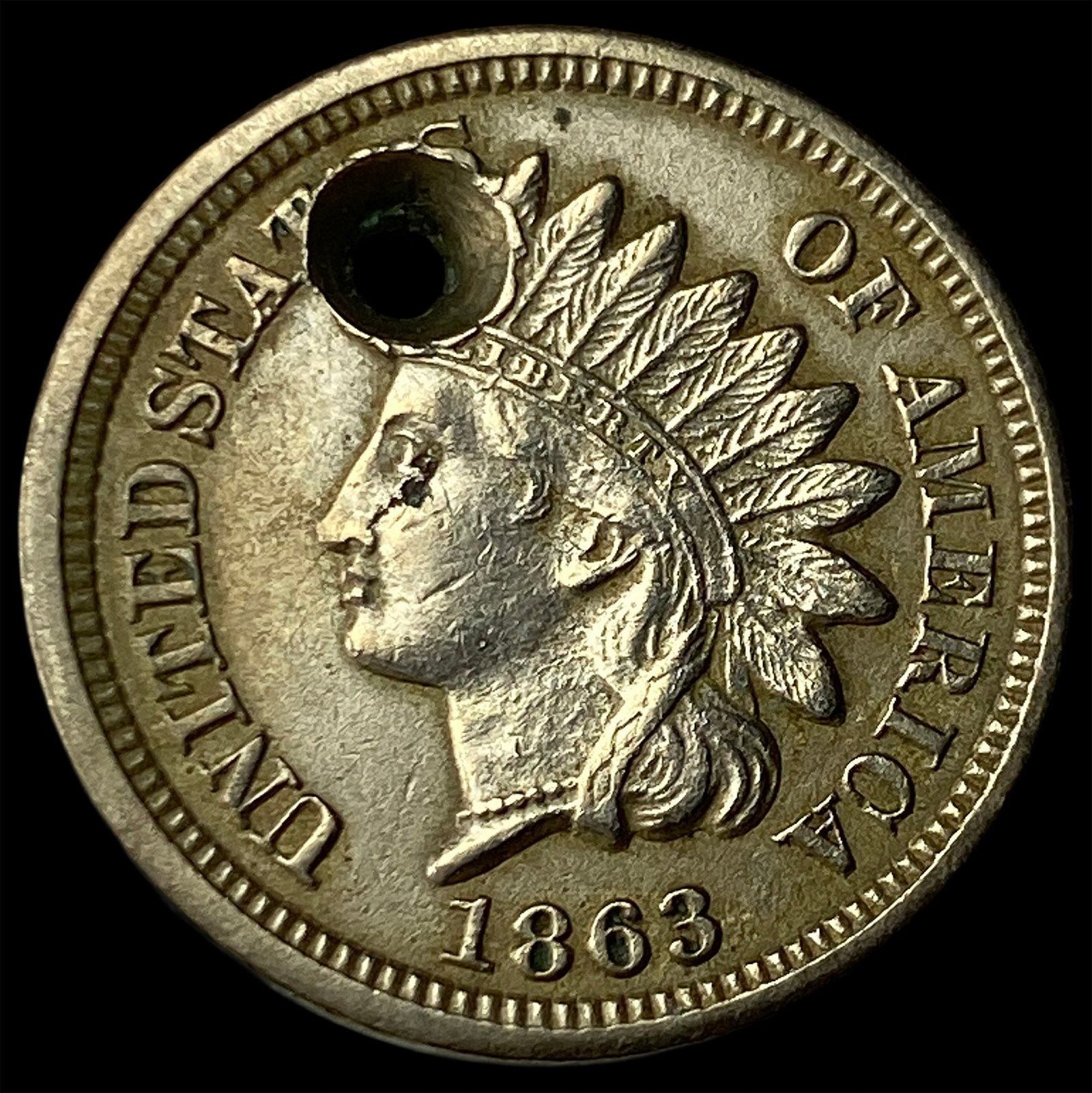 1863 Indian Head Cent NICELY CIRCULATED: 1863 Indian Head Cent NICELY CIRCULATED