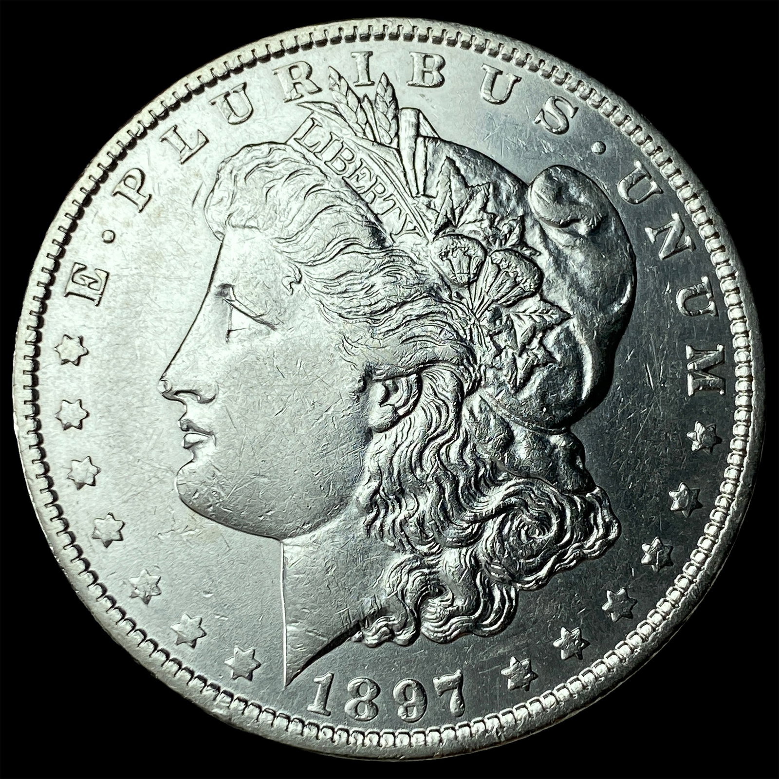 1897-O Silver Morgan Dollar CHOICE AU: 1897-O Silver Morgan Dollar CHOICE AU