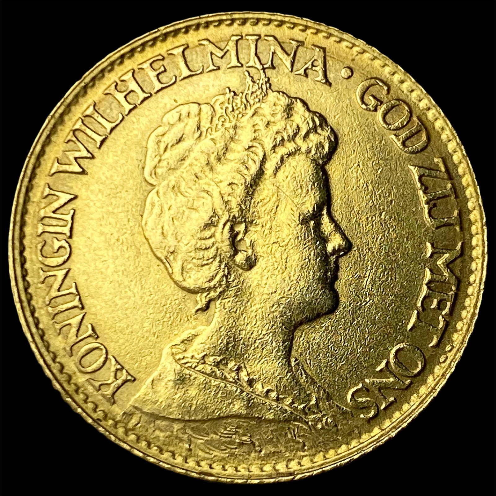 1917 Netherlands .1947oz Gold 10 Gulden CLOSELY UNCIRCULATED (1 of 2)