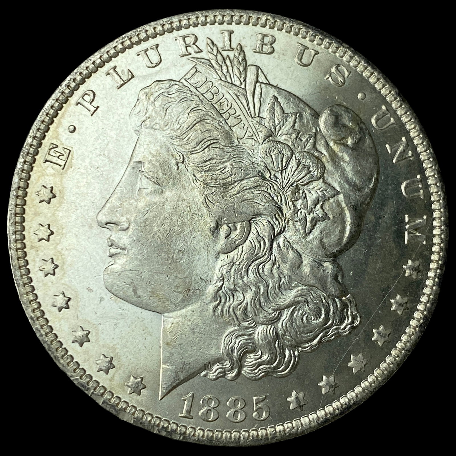 1885-O Morgan Silver Dollar CHOICE BU: 1885-O Morgan Silver Dollar CHOICE BU