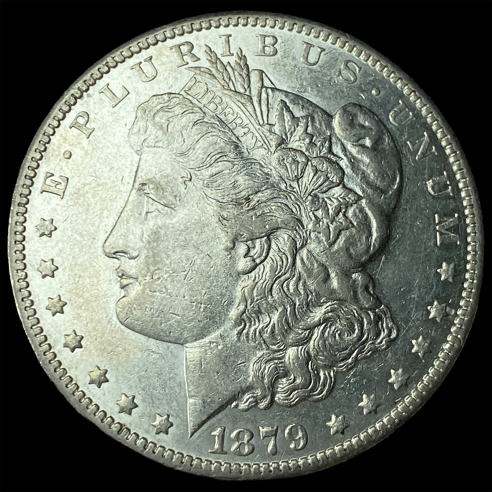 1879-S Rev 78 Silver Morgan Dollar CLOSELY UNCIRCULATED (1 of 2)