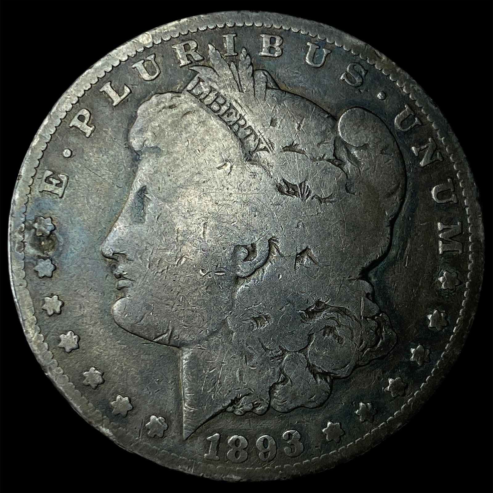 1893-O Silver Morgan Dollar NICELY CIRCULATED: 1893-O Silver Morgan Dollar NICELY CIRCULATED