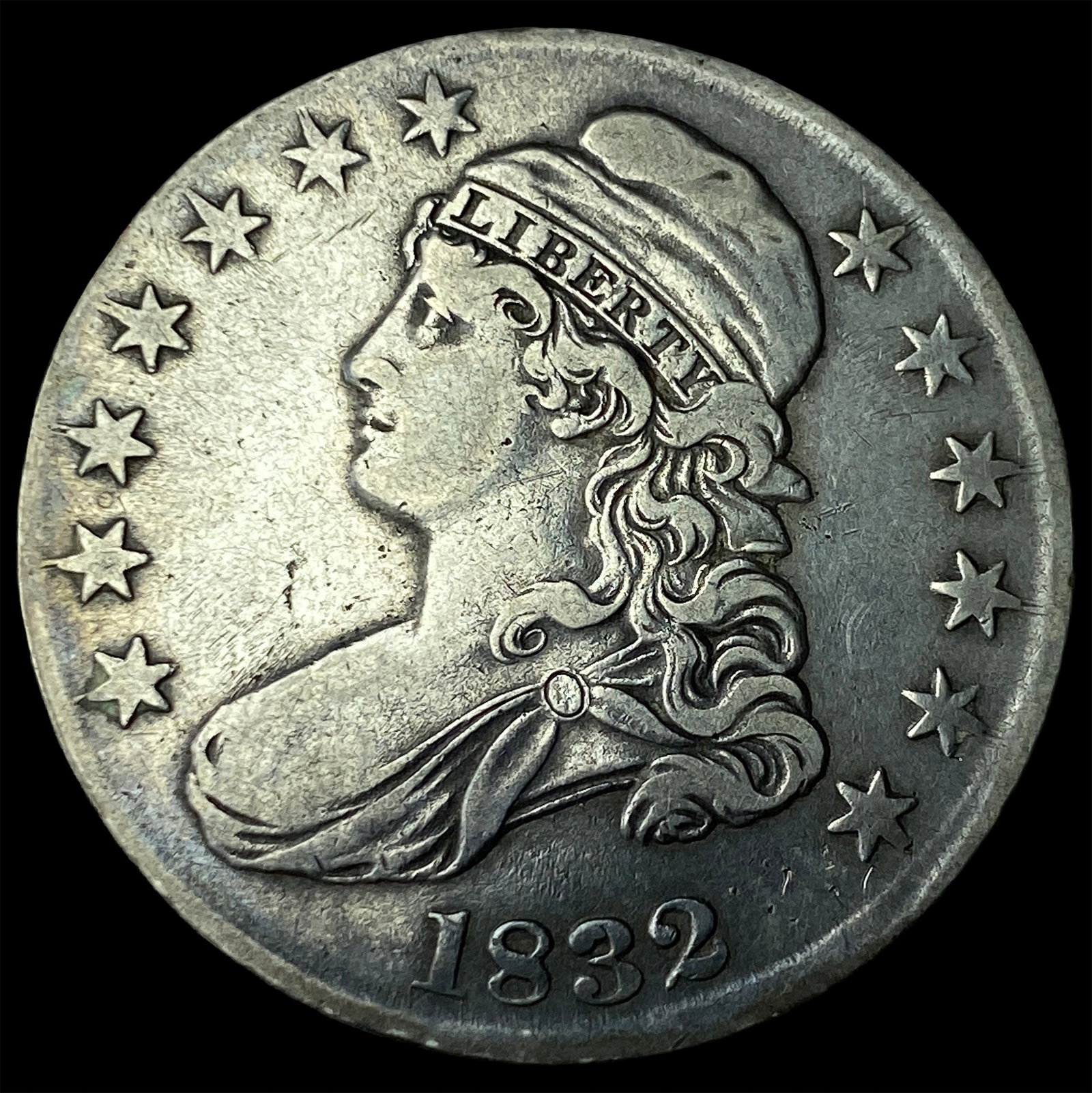 1832 Capped Bust Half Dollar NEARLY UNCIRCULATED (1 of 2)