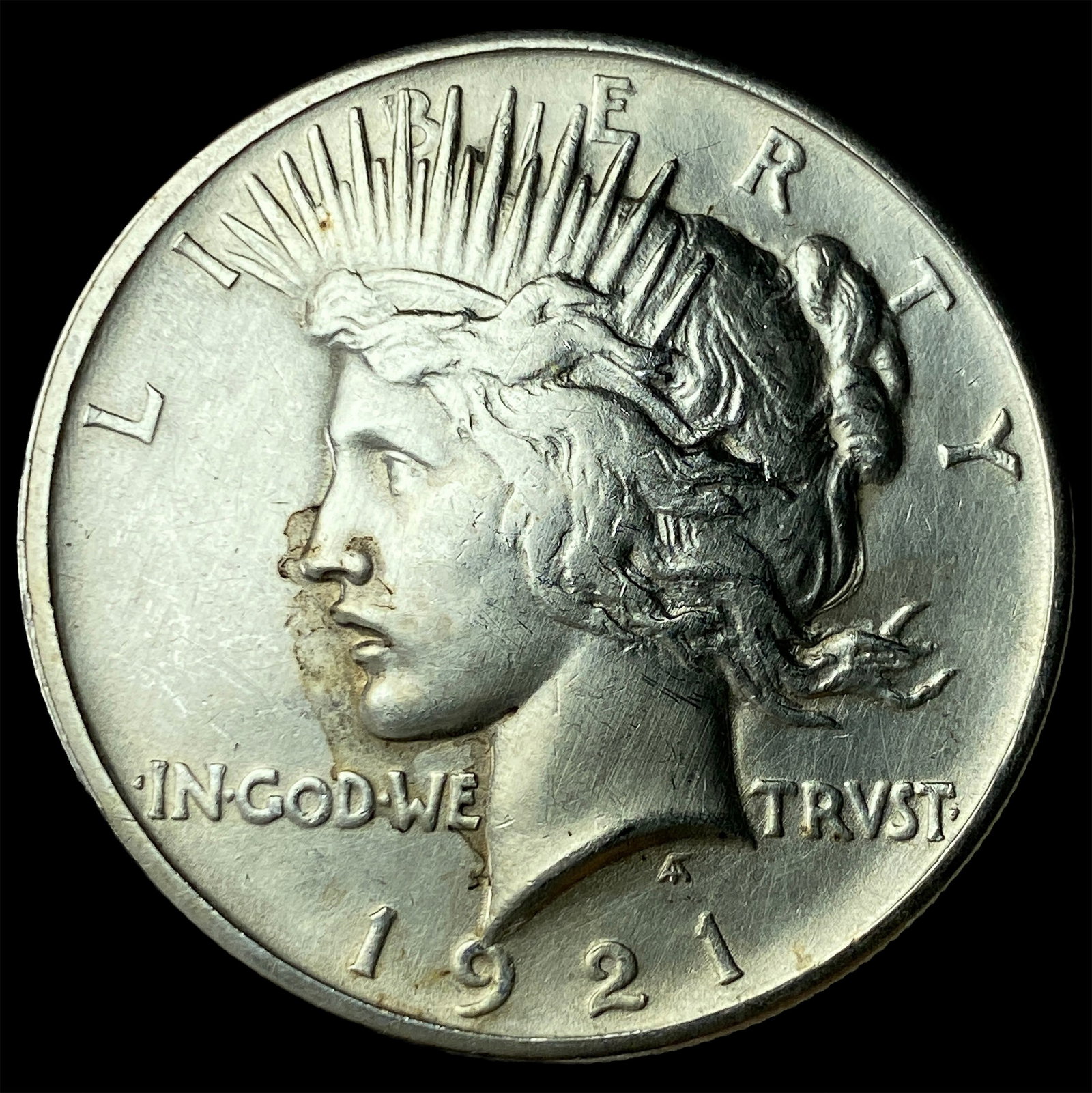 1921 Silver Peace Dollar UNCIRCULATED: 1921 Silver Peace Dollar UNCIRCULATED