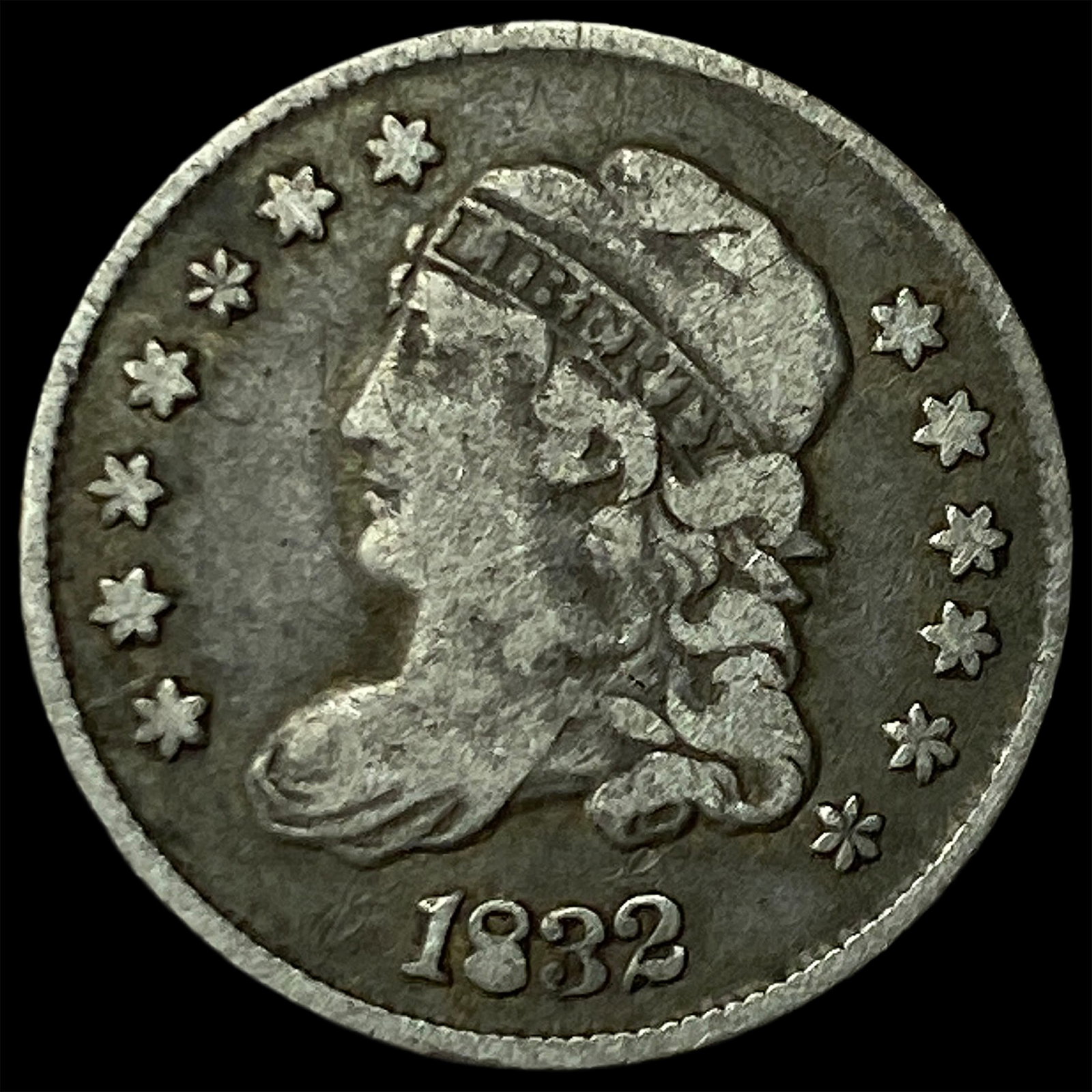 1832 Capped Bust Half Dime LIGHTLY CIRCULATED (1 of 2)