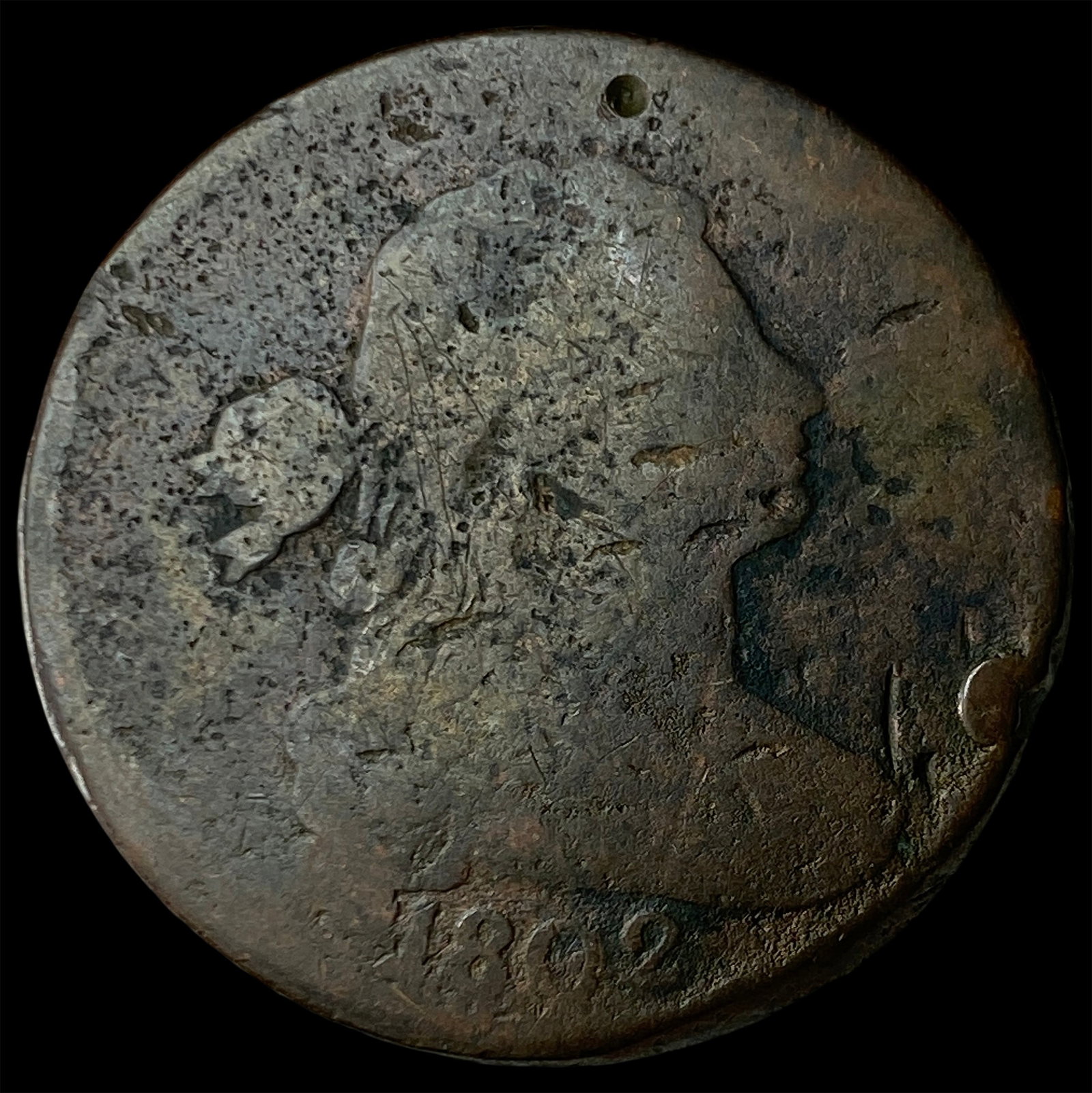 1802 Draped Bust Large Cent NICELY CIRCULATED (1 of 2)