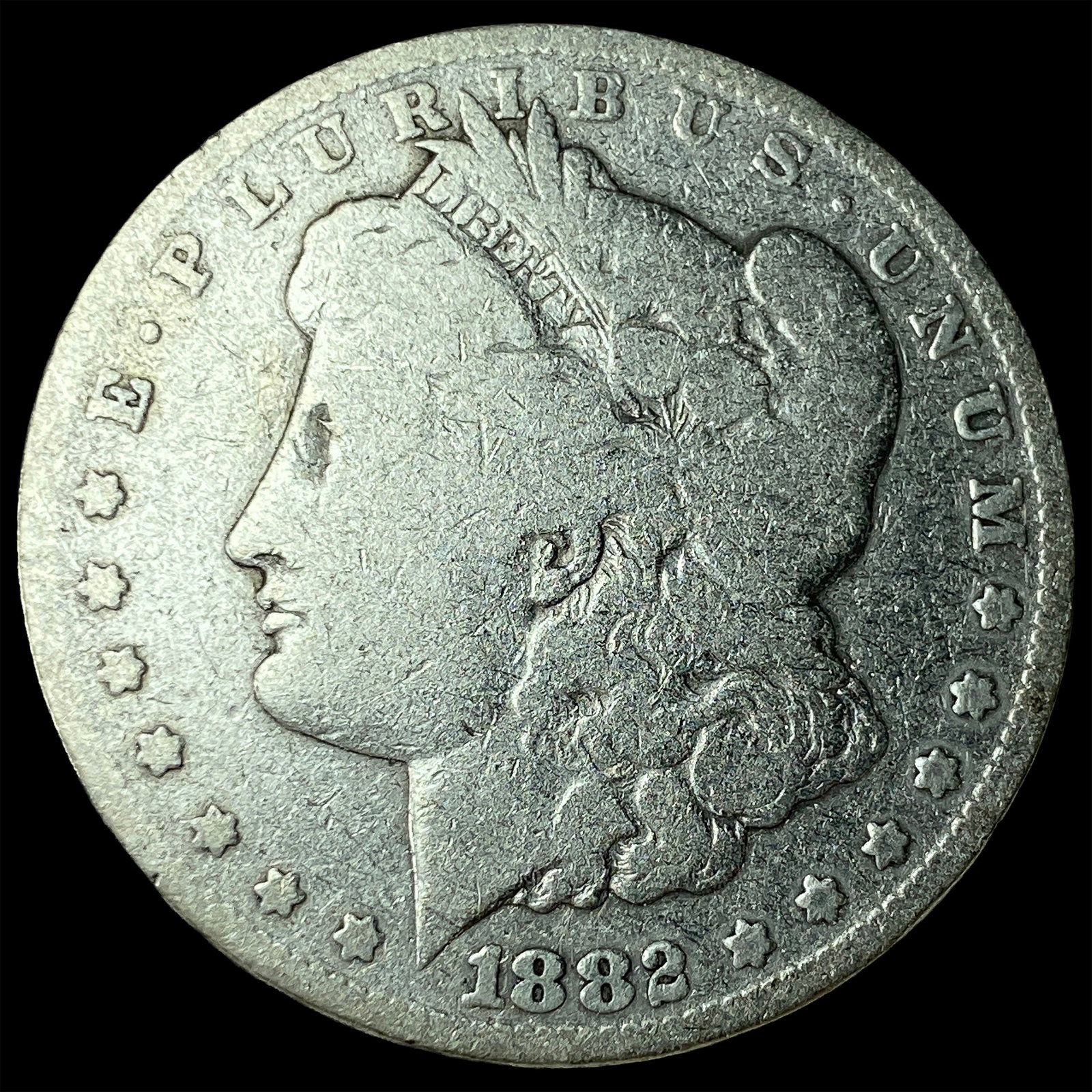1882-CC Silver Morgan Dollar NICELY CIRCULATED: 1882-CC Silver Morgan Dollar NICELY CIRCULATED
