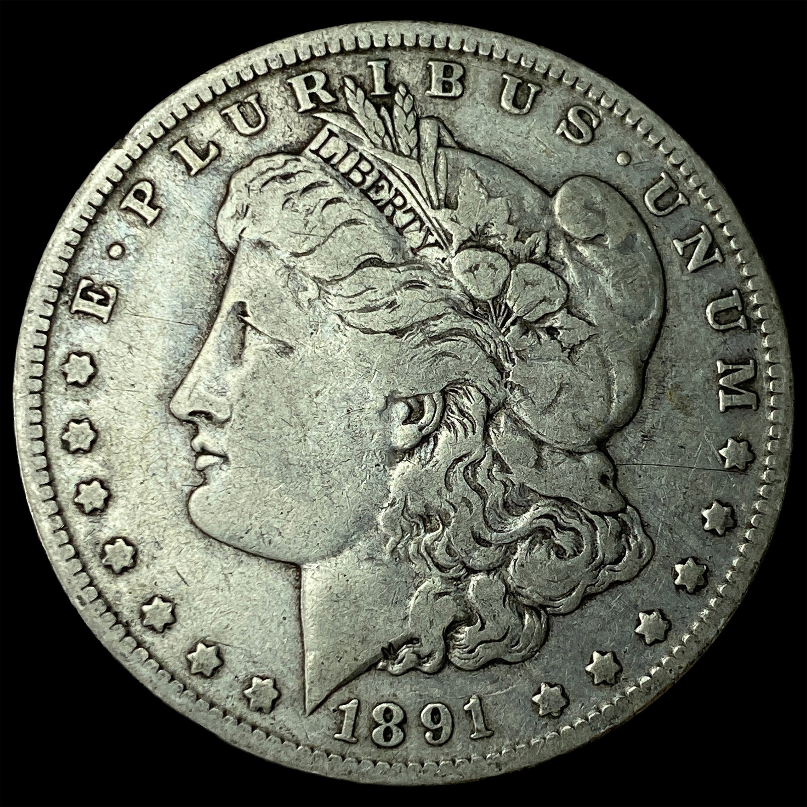 1891-O Silver Morgan Dollar CLOSELY UNCIRCULATED: 1891-O Silver Morgan Dollar CLOSELY UNCIRCULATED
