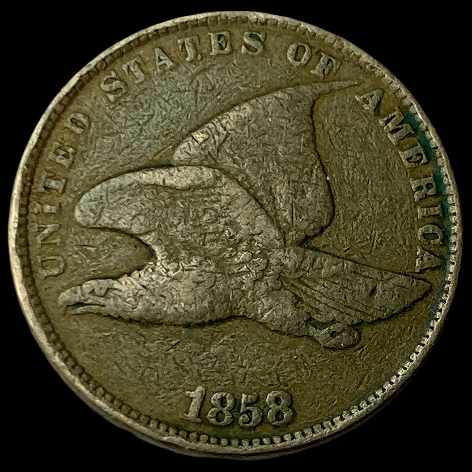 1858 Flying Eagle Cent LIGHTLY CIRCULATED: 1858 Flying Eagle Cent LIGHTLY CIRCULATED