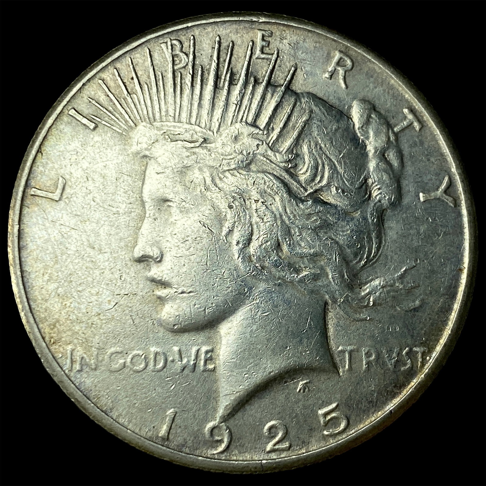 1925-S Silver Peace Dollar CLOSELY UNCIRCULATED: 1925-S Silver Peace Dollar CLOSELY UNCIRCULATED