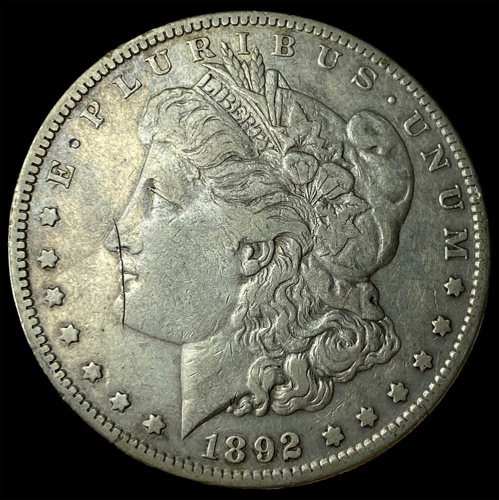 1892-S Morgan Silver Dollar NEARLY UNCIRCULATED: 1892-S Morgan Silver Dollar NEARLY UNCIRCULATED