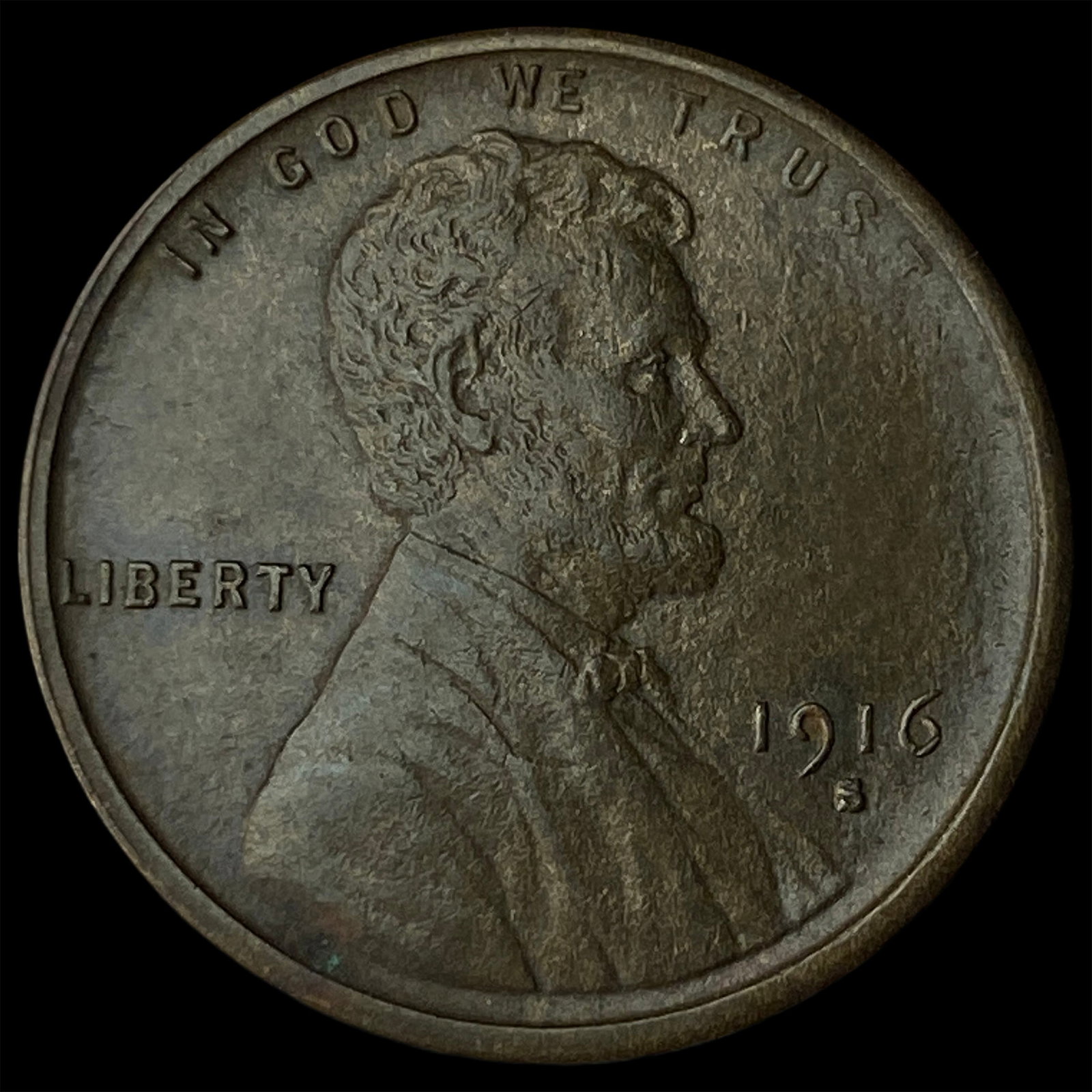 1916-S Lincoln Wheat Cent UNCIRCULATED: 1916-S Lincoln Wheat Cent UNCIRCULATED