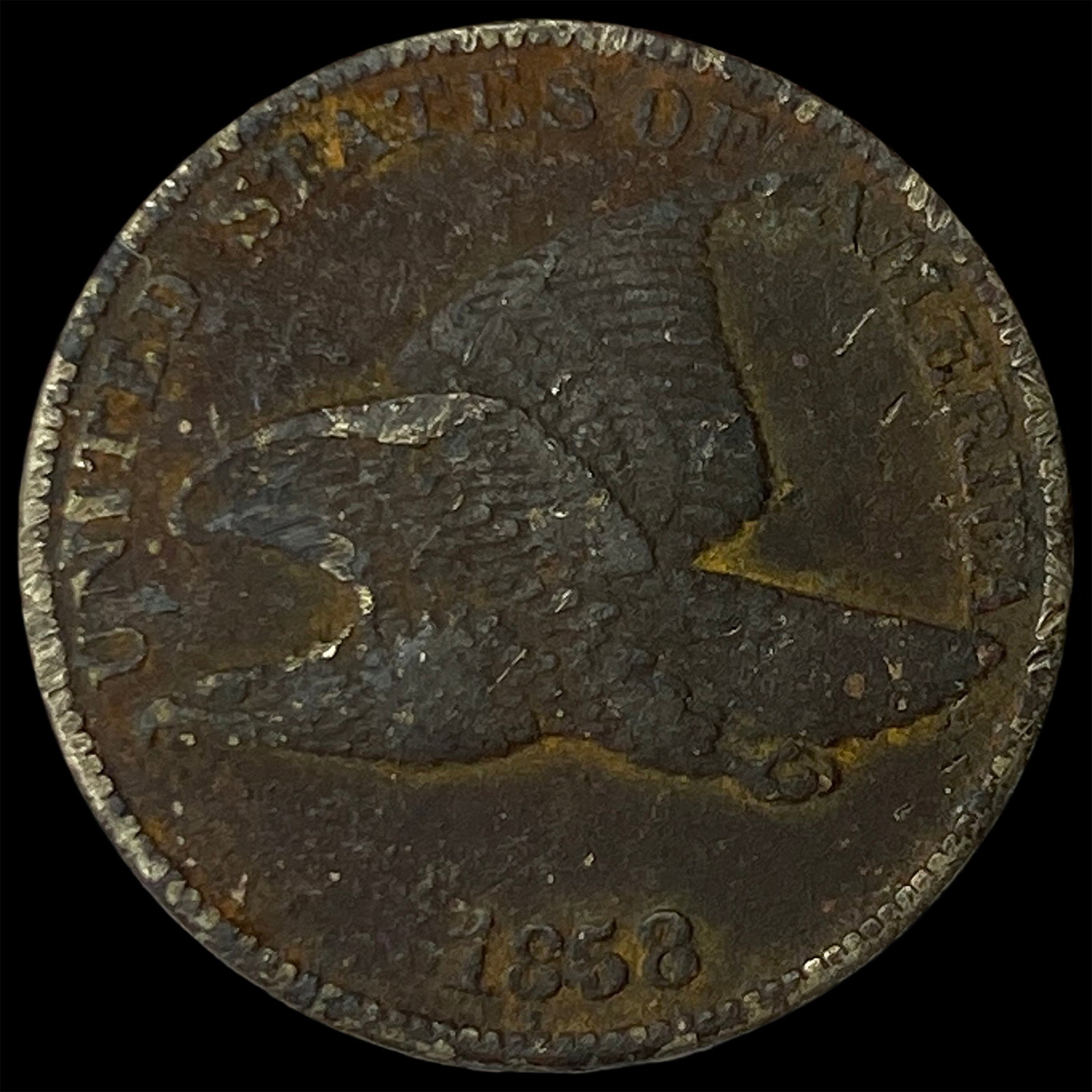 1858 Flying Eagle Cent HIGH GRADE: 1858 Flying Eagle Cent HIGH GRADE