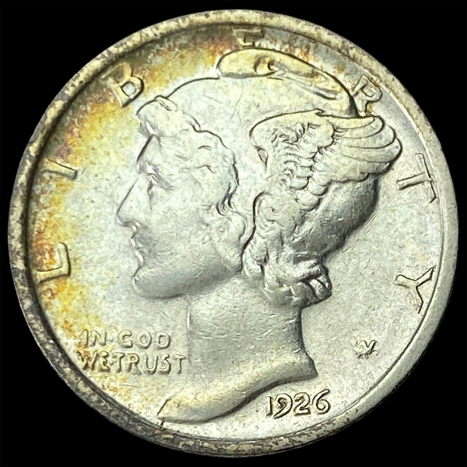 1926-D Silver Mercury Dime CLOSELY UNCIRCULATED: 1926-D Silver Mercury Dime CLOSELY UNCIRCULATED