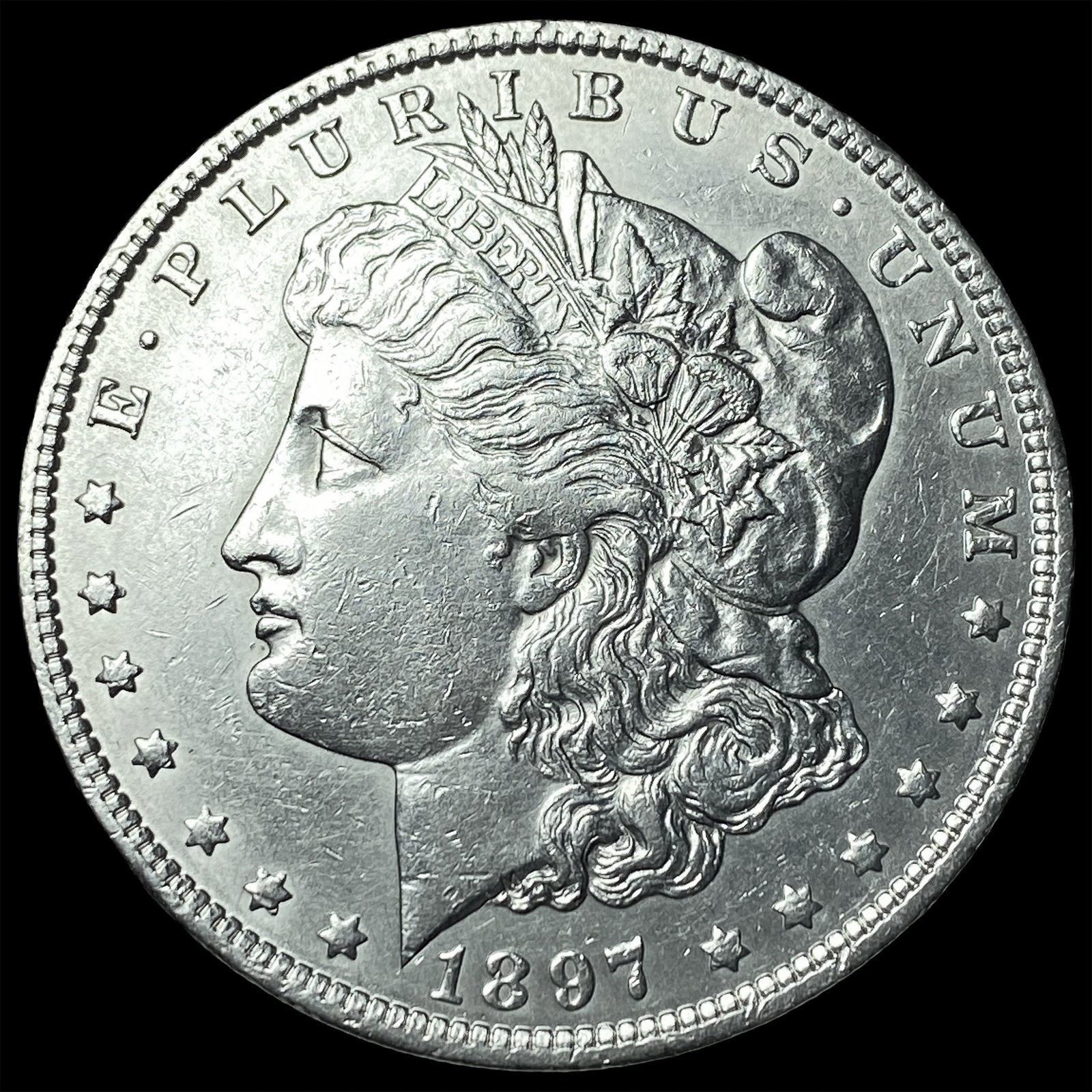 1897-O Silver Morgan Dollar LIGHTLY CIRCULATED: 1897-O Silver Morgan Dollar LIGHTLY CIRCULATED