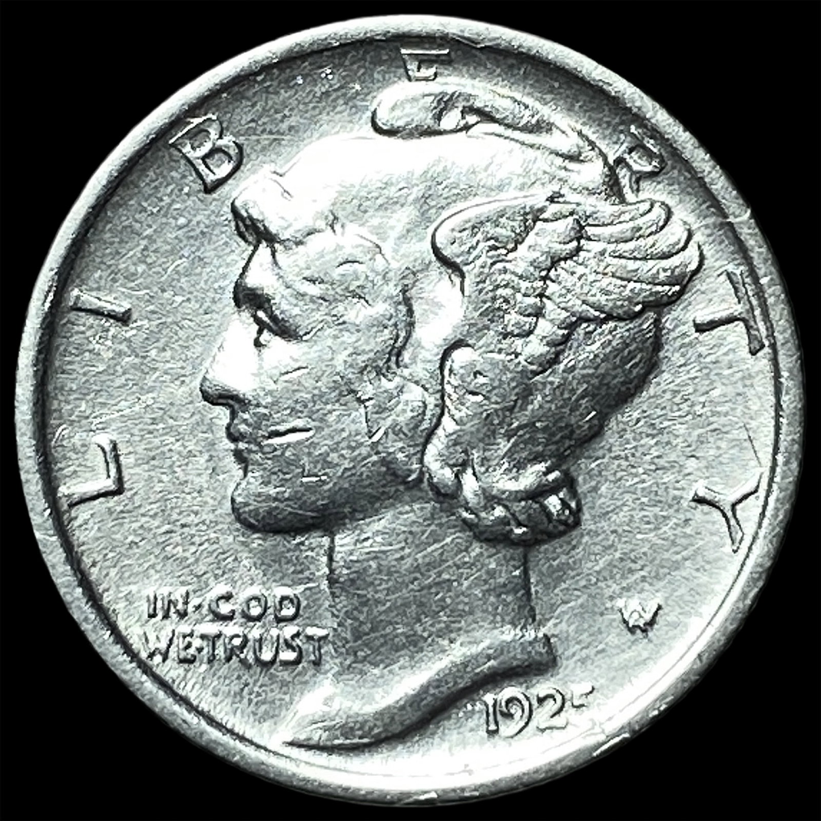 1925-D Silver Mercury Dime UNCIRCULATED