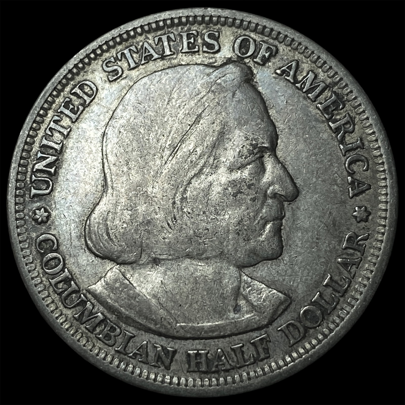 1893 Columbian Exposition Half Dollar LIGHTLY CIRCULATED: 1893 Columbian Exposition Half Dollar LIGHTLY CIRCULATED