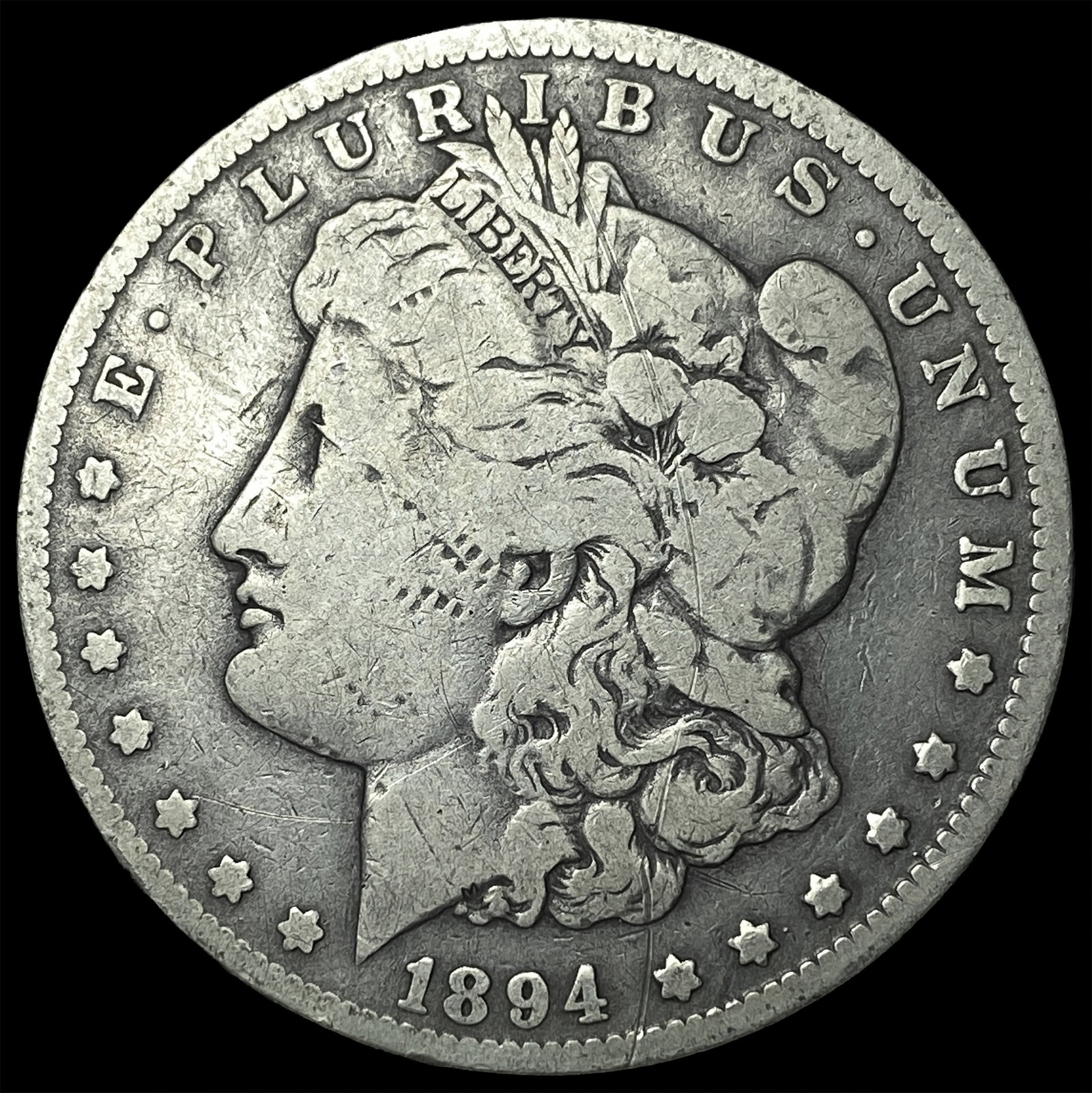 1894-O Silver Morgan Dollar LIGHTLY CIRCULATED