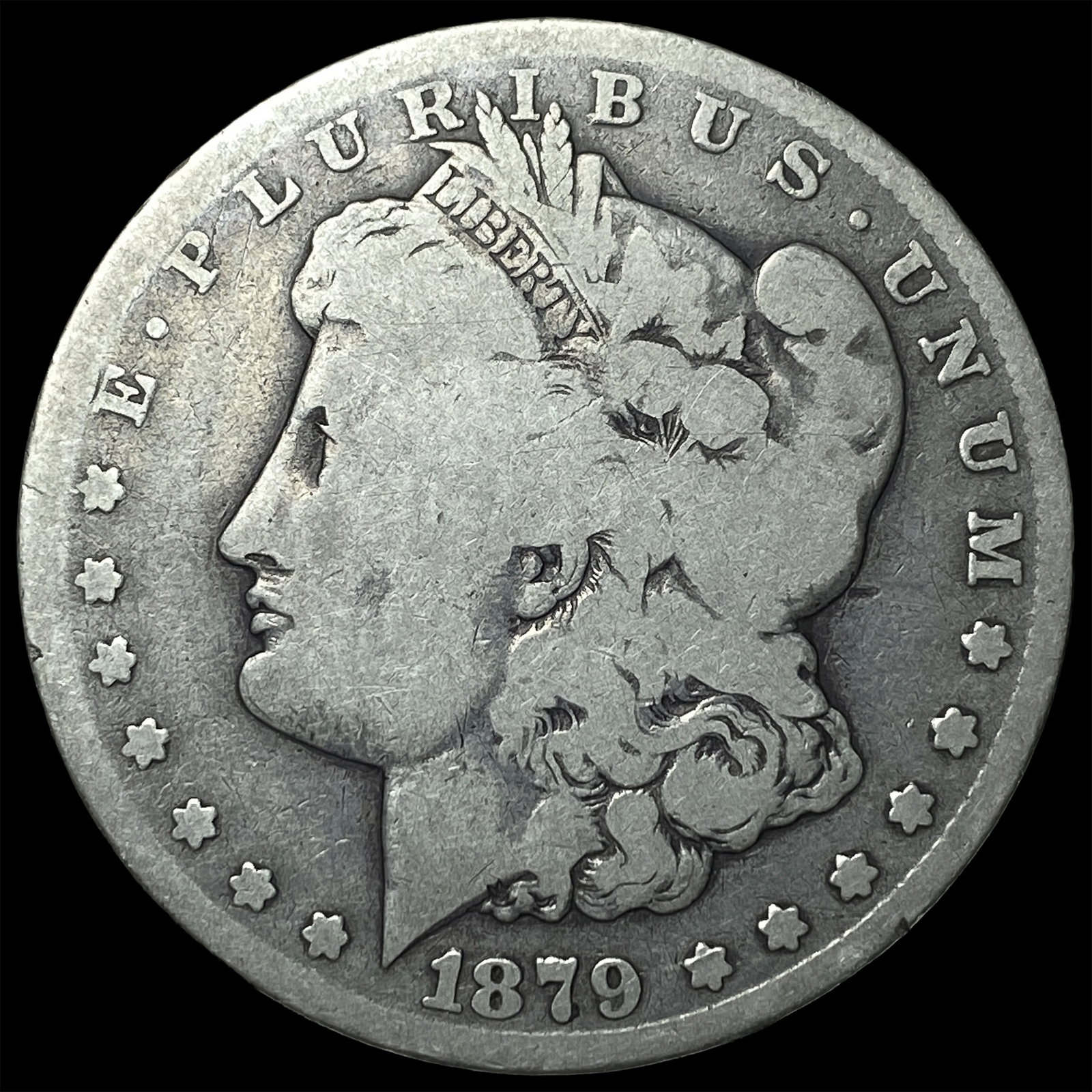 1879-CC Silver Morgan Dollar LIGHTLY CIRCULATED: 1879-CC Silver Morgan Dollar LIGHTLY CIRCULATED