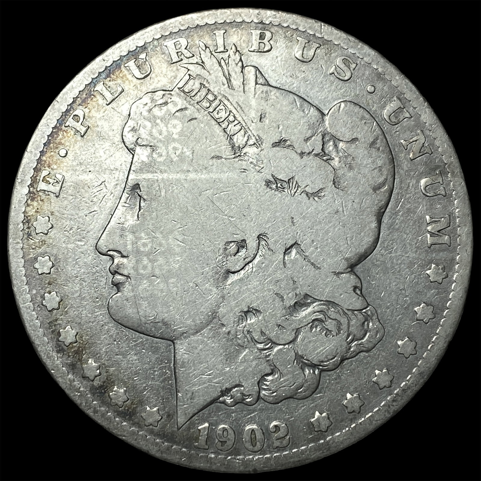 1902-S Silver Morgan Dollar NICELY CIRCULATED